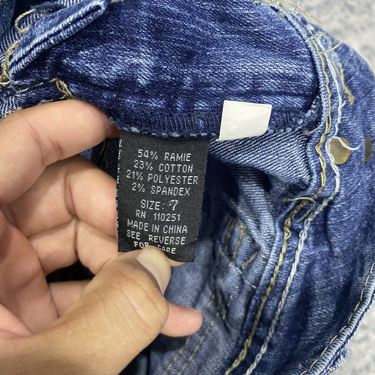 Japanese Brand Flared🔥 Forever Young Washed Bootcut Jeans Punk Lgb Size US 29 - 6 Thumbnail