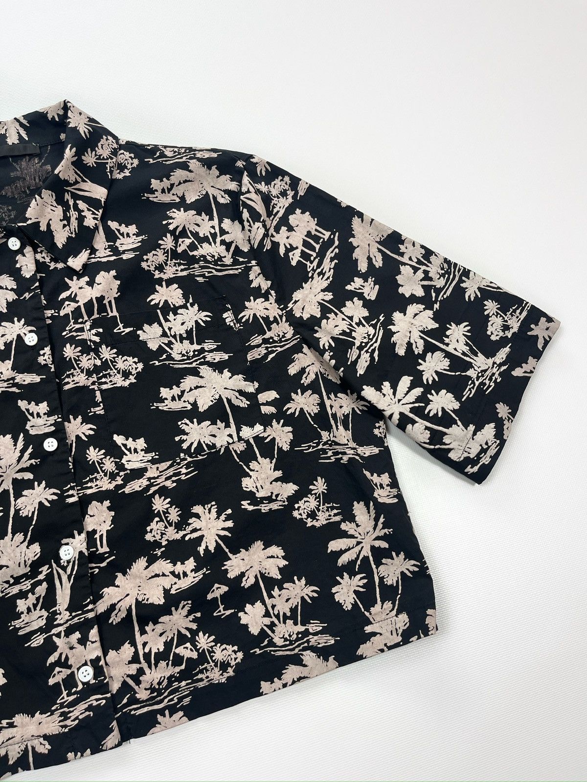Maje Maje Cropped Shirt Palm Print Size 2 Tropical Size M / US 6-8 / IT 42-44 - 6 Thumbnail
