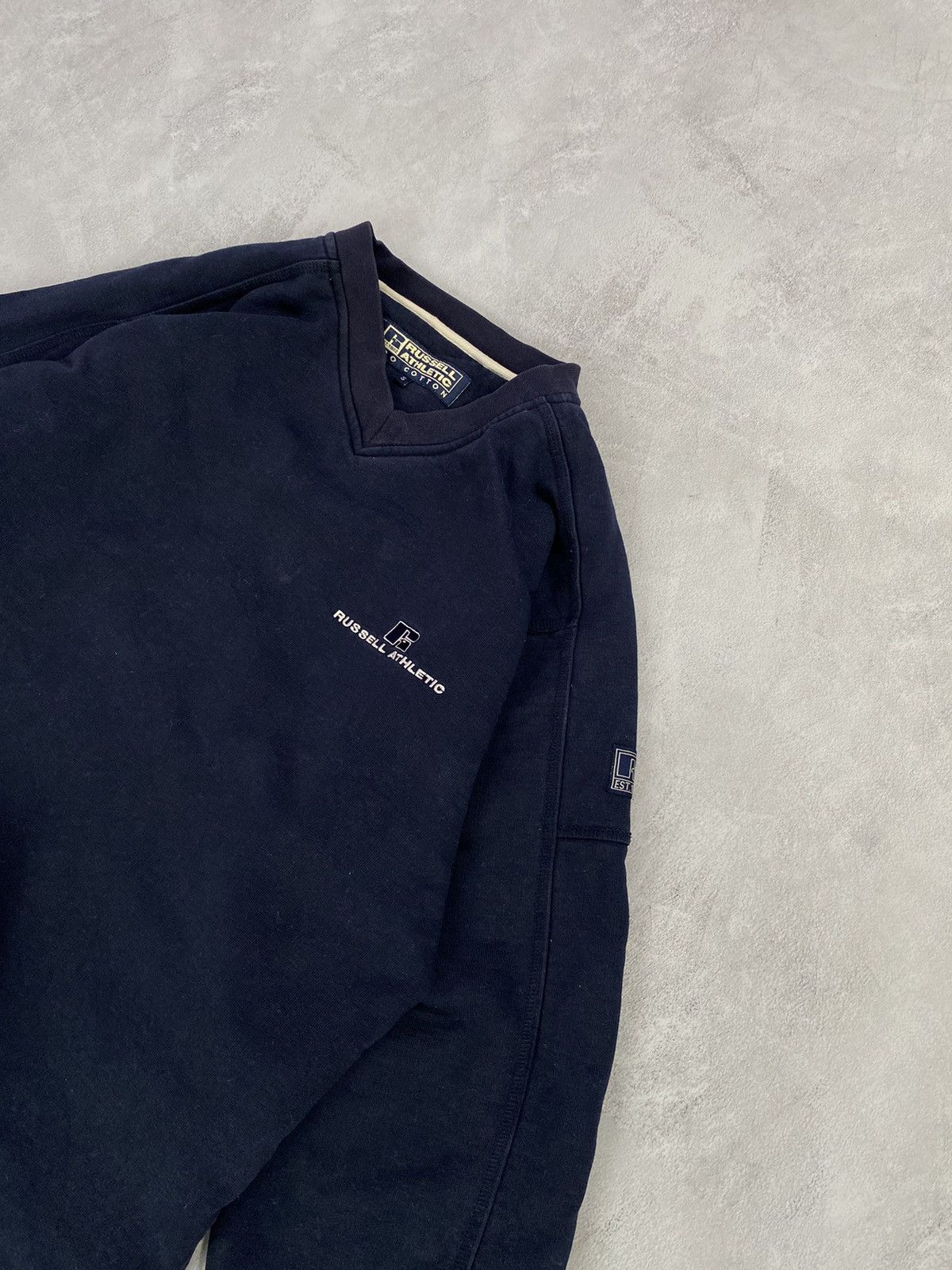 Russell Athletic 🌠 Vintage 90s Sweater Russell Athletic Boxy Fit Oversized Size US S / EU 44-46 / 1 - 3 Thumbnail