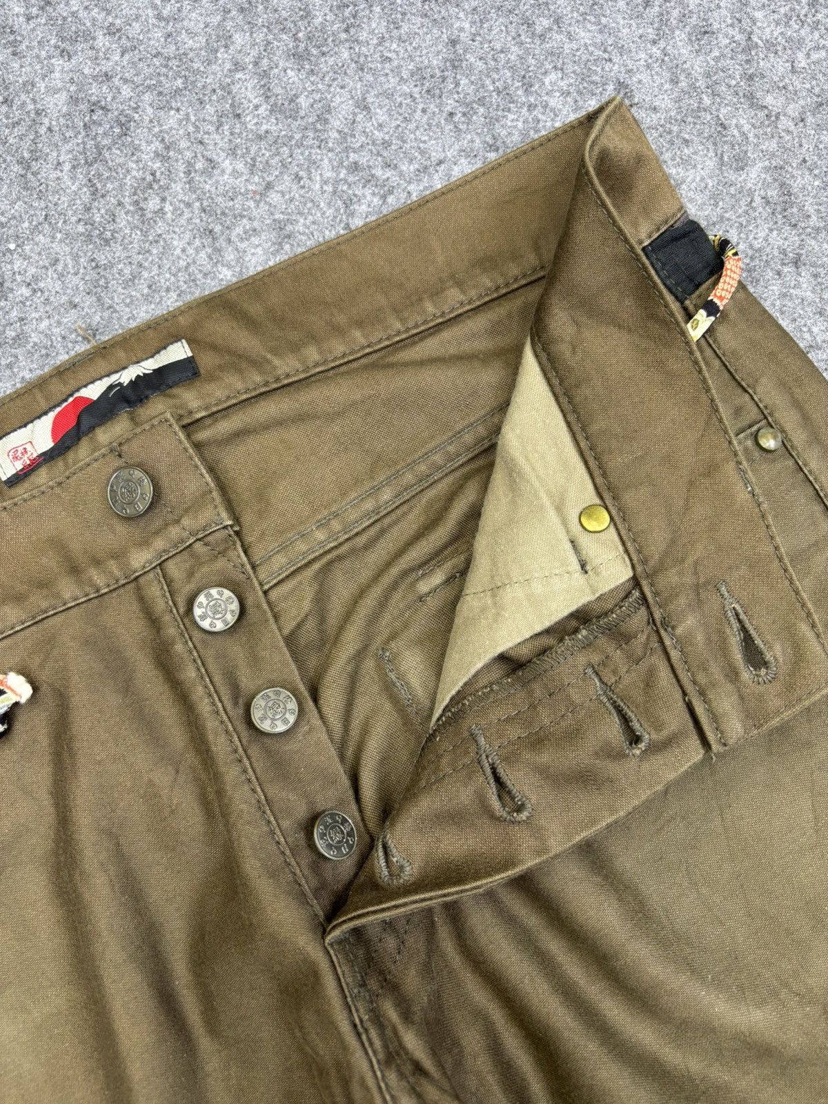 Japanese Brand 💥Artisanal💥GEMSTONE Japan Streetwear 3D Cargo Pant F727 Size US 32 / EU 48 - 10 Thumbnail