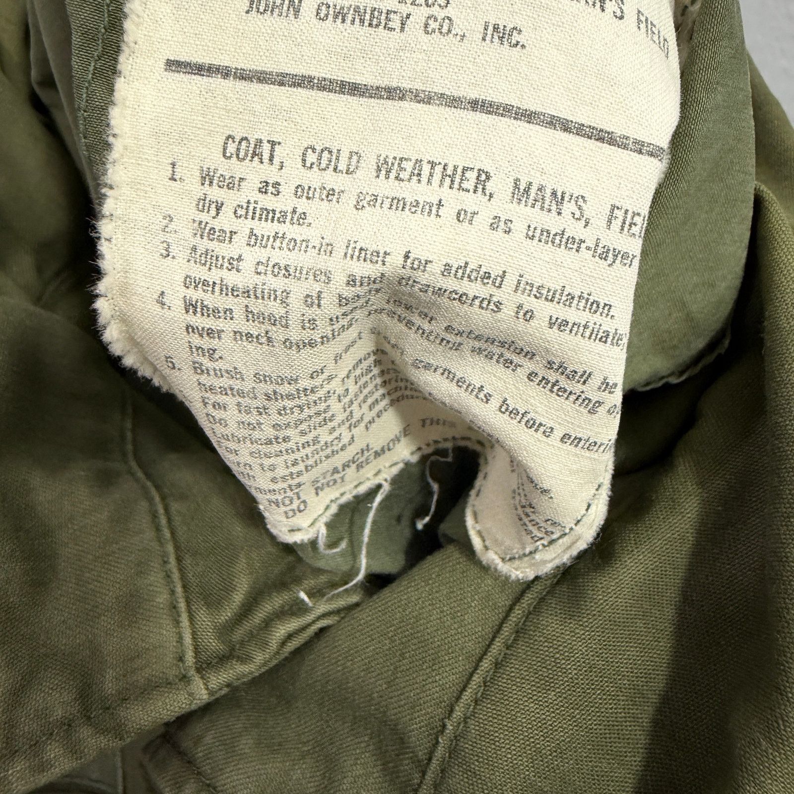 Vintage Vintage M65 Field Jacket Medium Green OG107 John Ownbey 70s Size US M / EU 48-50 / 2 - 10 Thumbnail