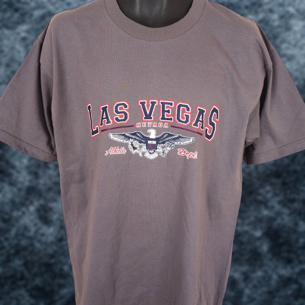 Vintage VINTAGE Union Made Las Vegas T Shirt Mens Large Gray 90s Y2K Souvenir Made In USA Size US L / EU 52-54 / 3 - 1 Thumbnail