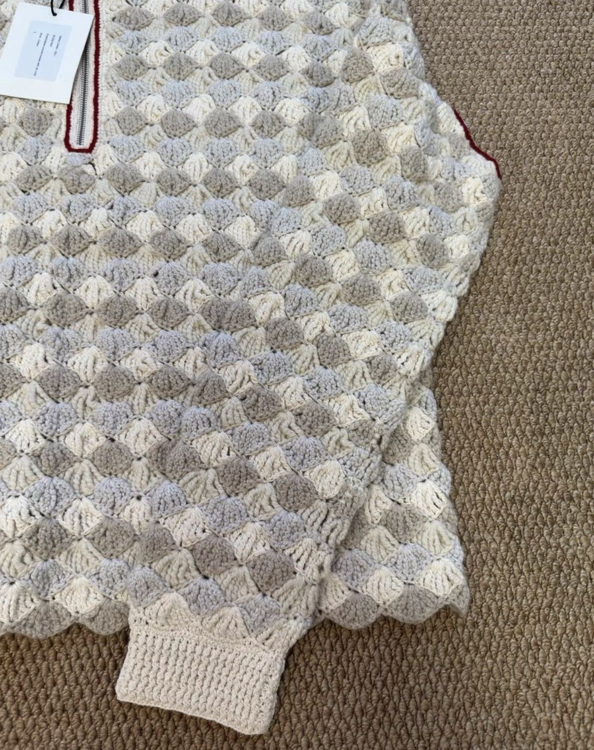 Stefan Cooke Stefan Cooke Scale Pattern Turtleneck Sweater K23 Size US L / EU 52-54 / 3 - 3 Thumbnail