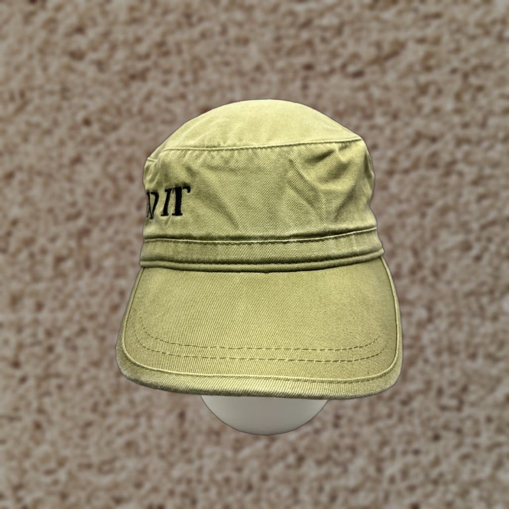 Vintage Econscious Army Cap Hat Adjustable Unisex One Size Green Cotton Casual Size ONE SIZE - 1 Thumbnail