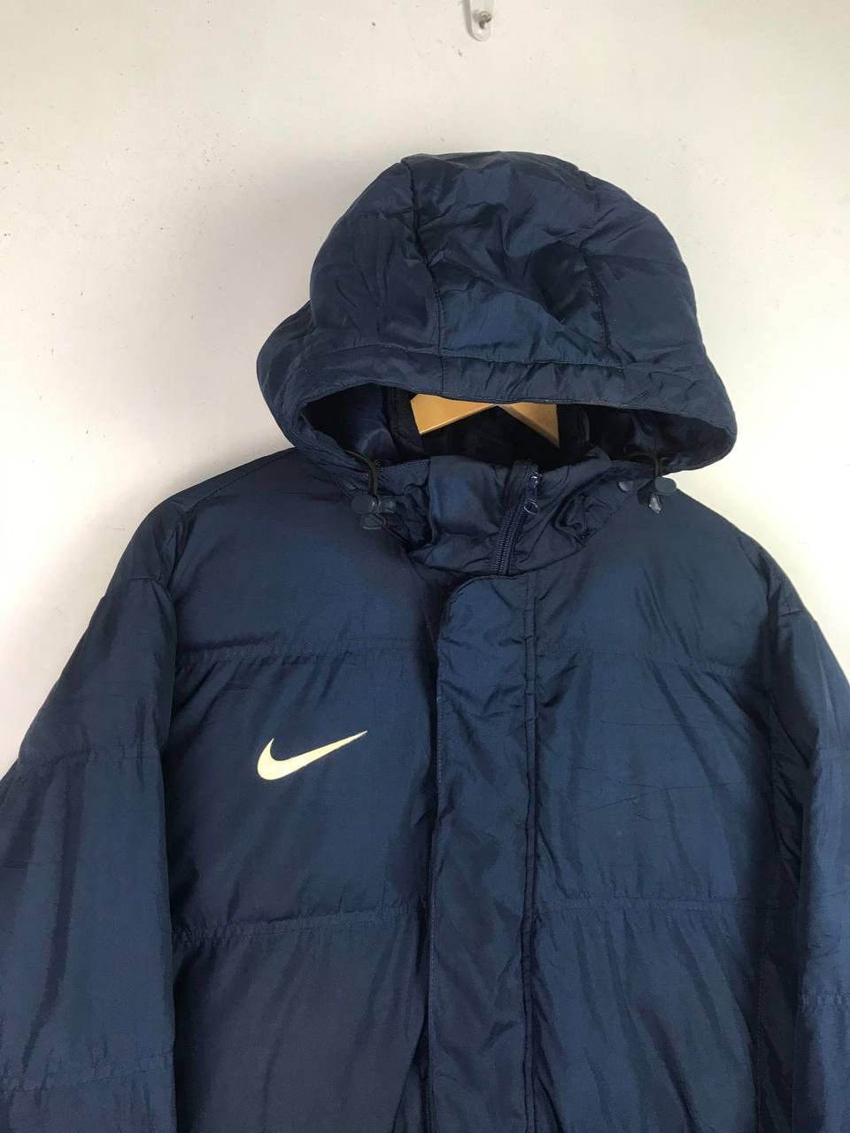 Japanese Brand × Nike × Vintage Nike Puffer Jacket Rare design Size US L / EU 52-54 / 3 - 4 Thumbnail