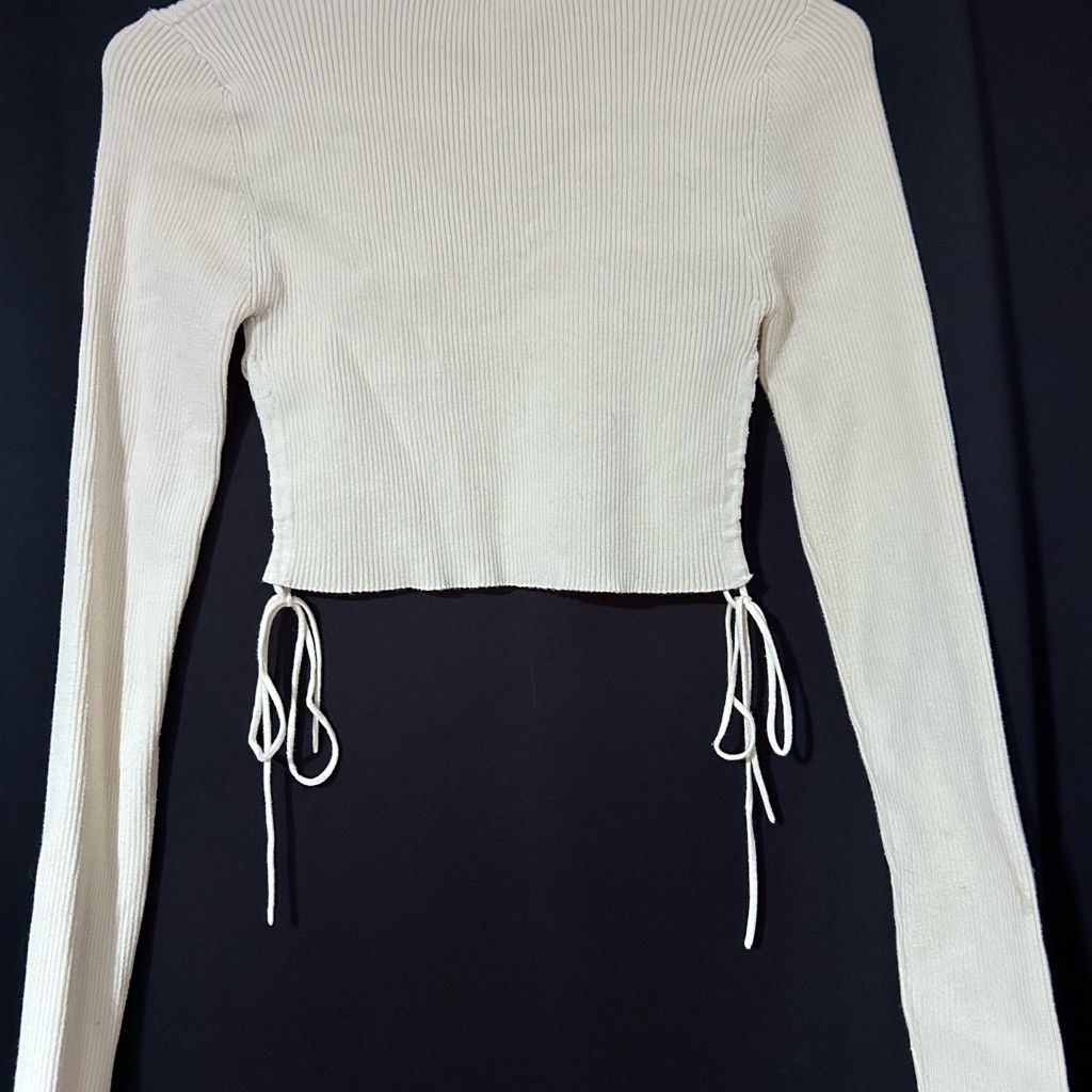 Zara Zara ribbed long sleeved top Size S / US 4 / IT 40 - 3 Thumbnail