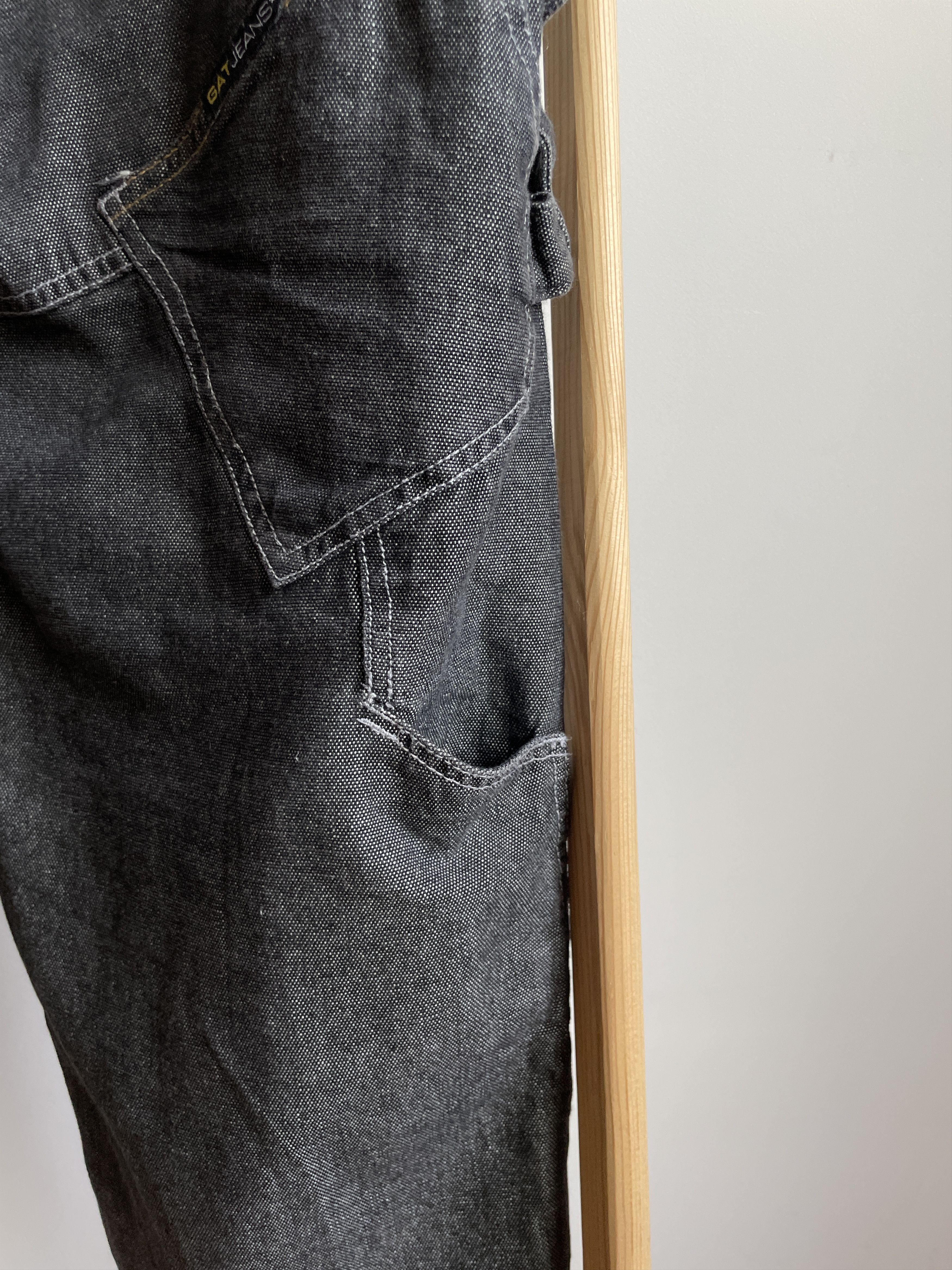 Other Gat Jeans Vintage 90's Made in USA Wide Leg Baggy Denim Size US 38 / EU 54 - 12 Thumbnail