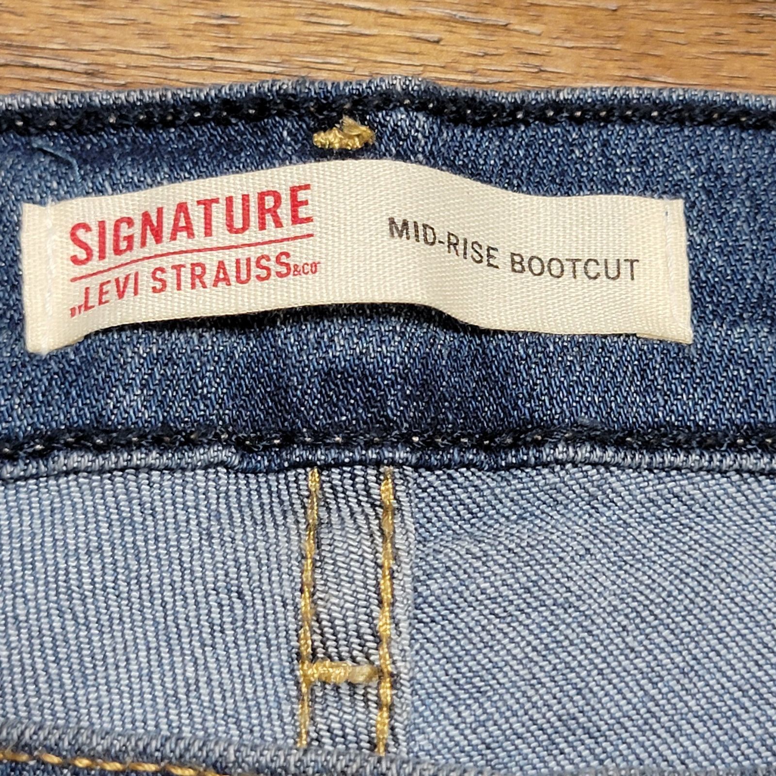 Levi's Levi Strauss Signature Mid-Rise Bootcut Jeans - Size 24M NWT Size 42" / US 20 - 5 Thumbnail