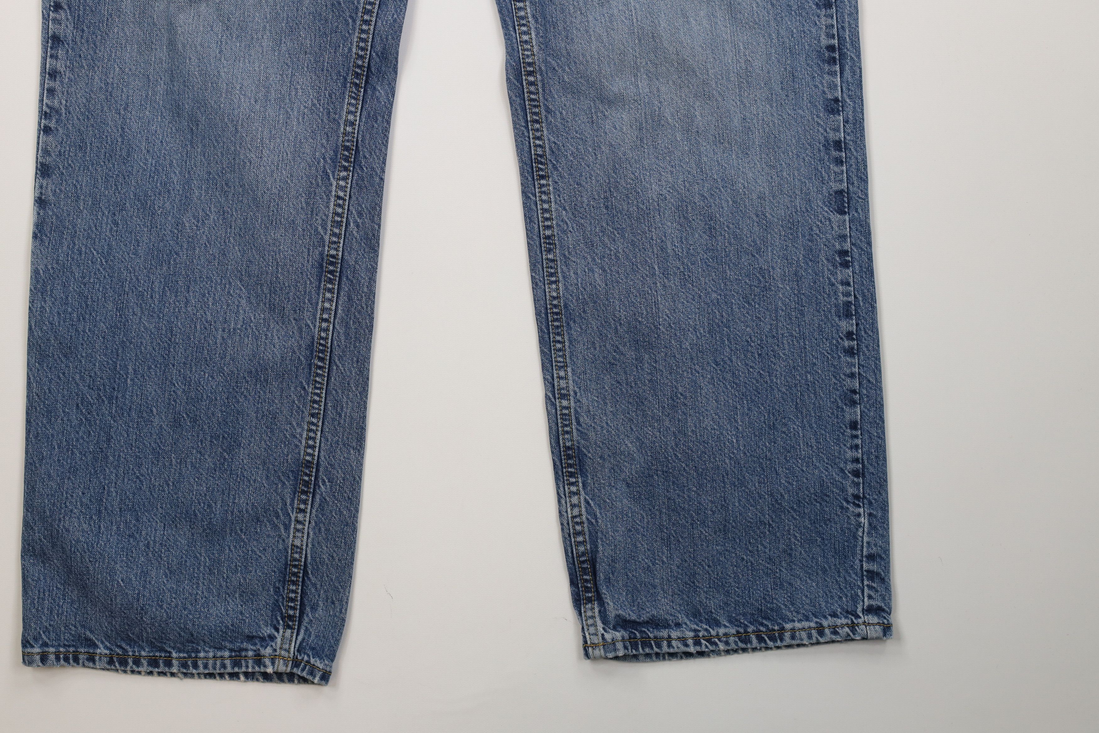 Nautica Vintage 90s Nautica Baggy Wide Leg Denim Jeans Blue Cotton Size US 36 / EU 52 - 5 Thumbnail