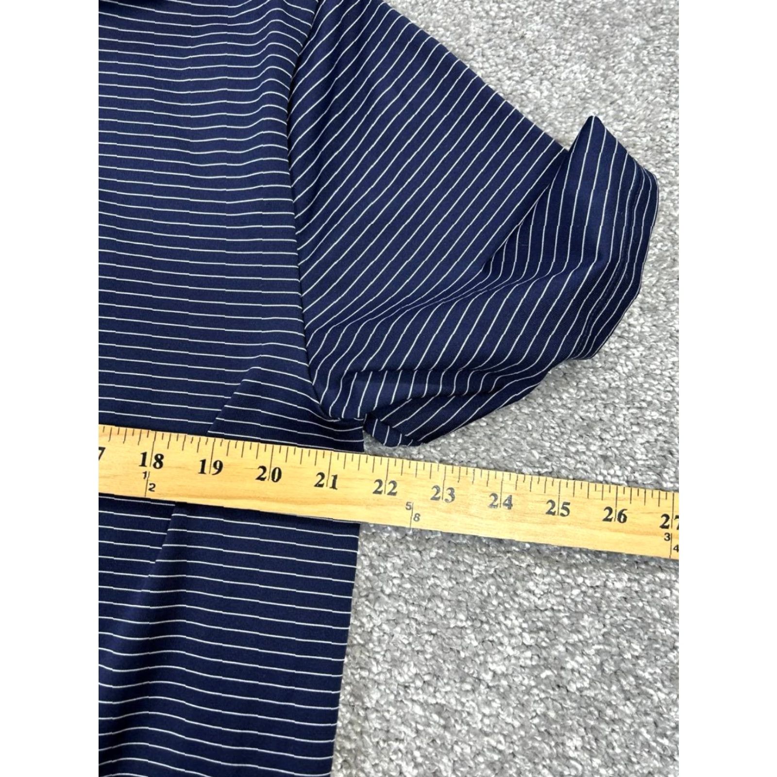 Under Armour Under Armour Polo Shirt Mens L Blue White Golf Shirt Short Sleeve Regular Fit Polo Mens Blue White Golf Size US L / EU 52-54 / 3 - 7 Thumbnail