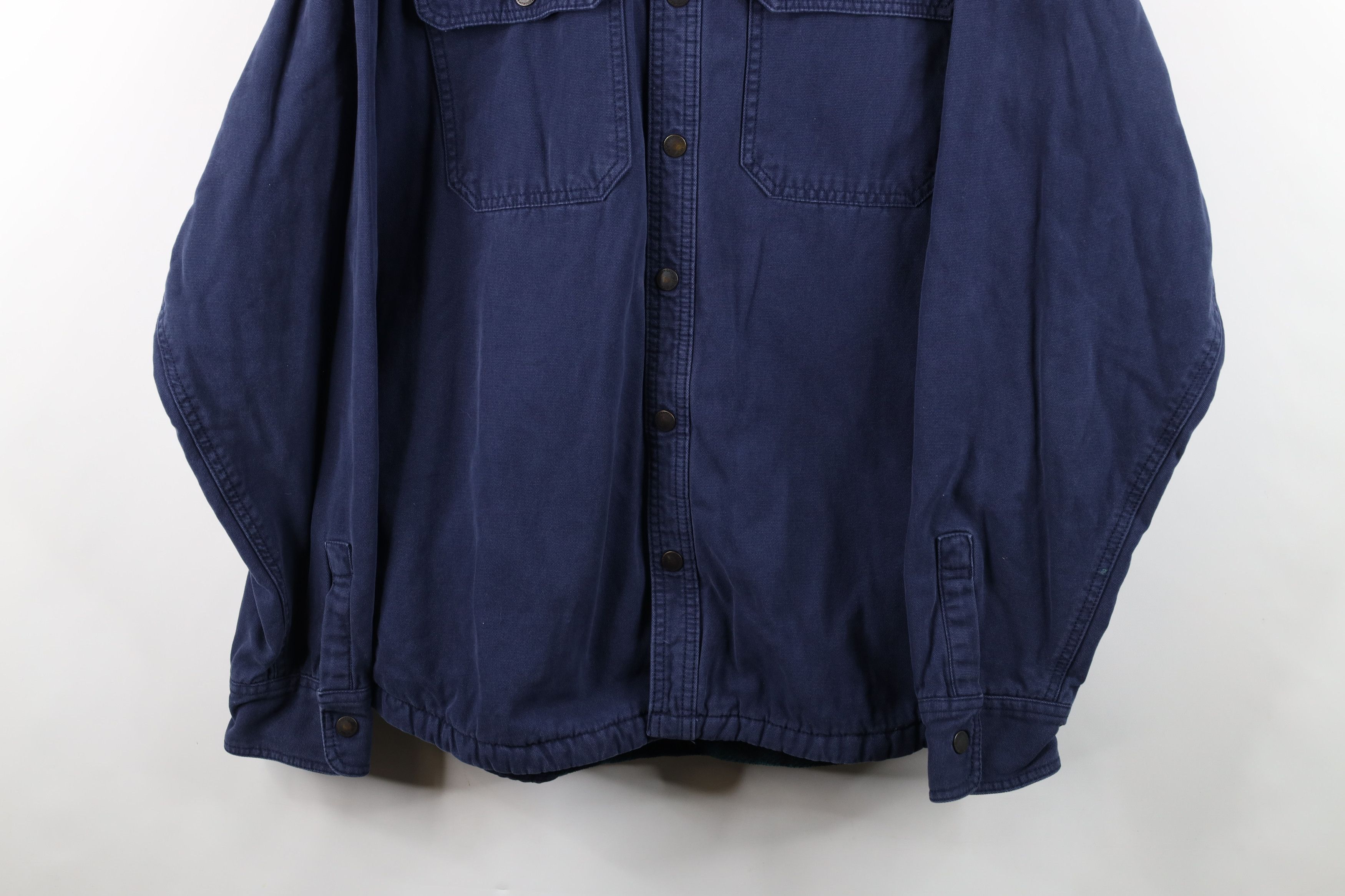 Vintage Vintage Y2K Streetwear Lined Canvas Shirt Jacket Jac shirt Size US L / EU 52-54 / 3 - 3 Thumbnail