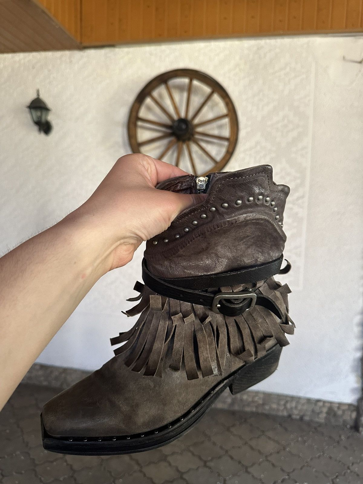 A.S.98 A.S.98 Vintage Avant Garde Leather Ankle Boots Western Japan Size US 7 / EU 40 - 13 Thumbnail