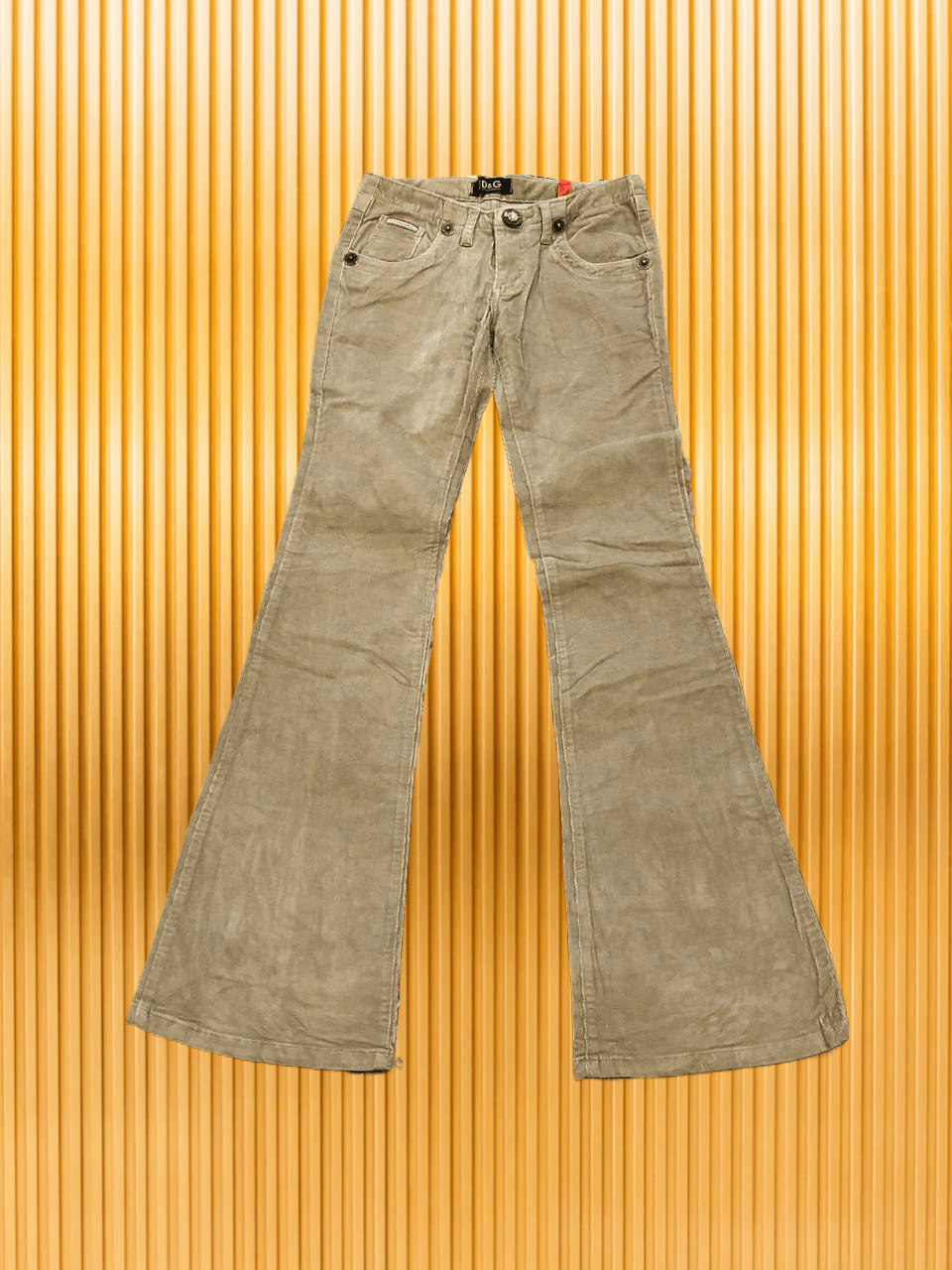 Dolce & Gabbana beige jeans pants Y2K Dolce&Gabbana luxury vintage size 28 Size 28" / US 6 / IT 42 - 1 Thumbnail