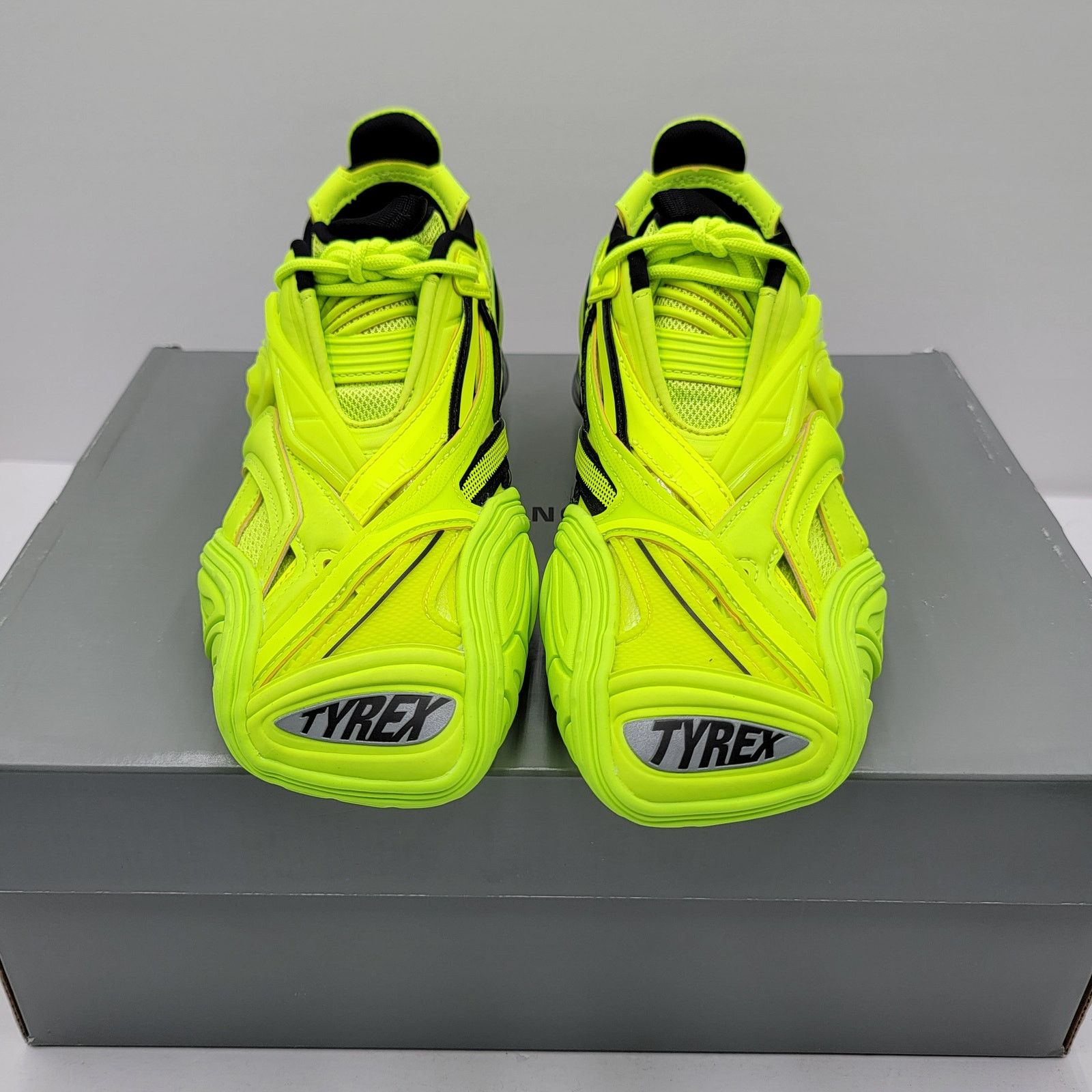 Balenciaga Balenciaga Women's Tyrex Fluo Yellow Sneakers - Size 7 Size US 7 / IT 37 - 4 Thumbnail