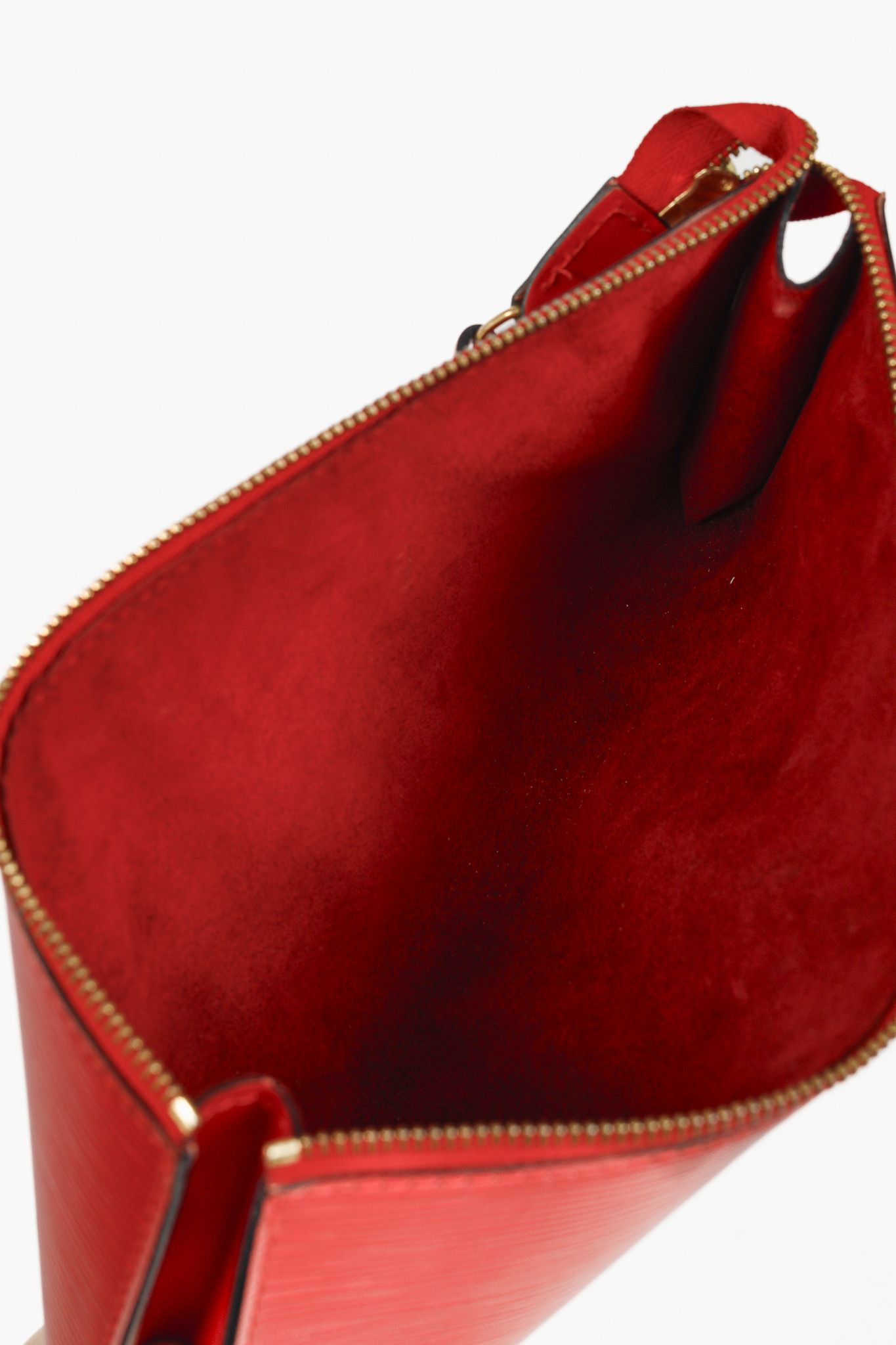 Louis Vuitton Louis Vuitton Epi Castillan Red Pochette Accessoires Bag Size ONE SIZE - 9 Thumbnail