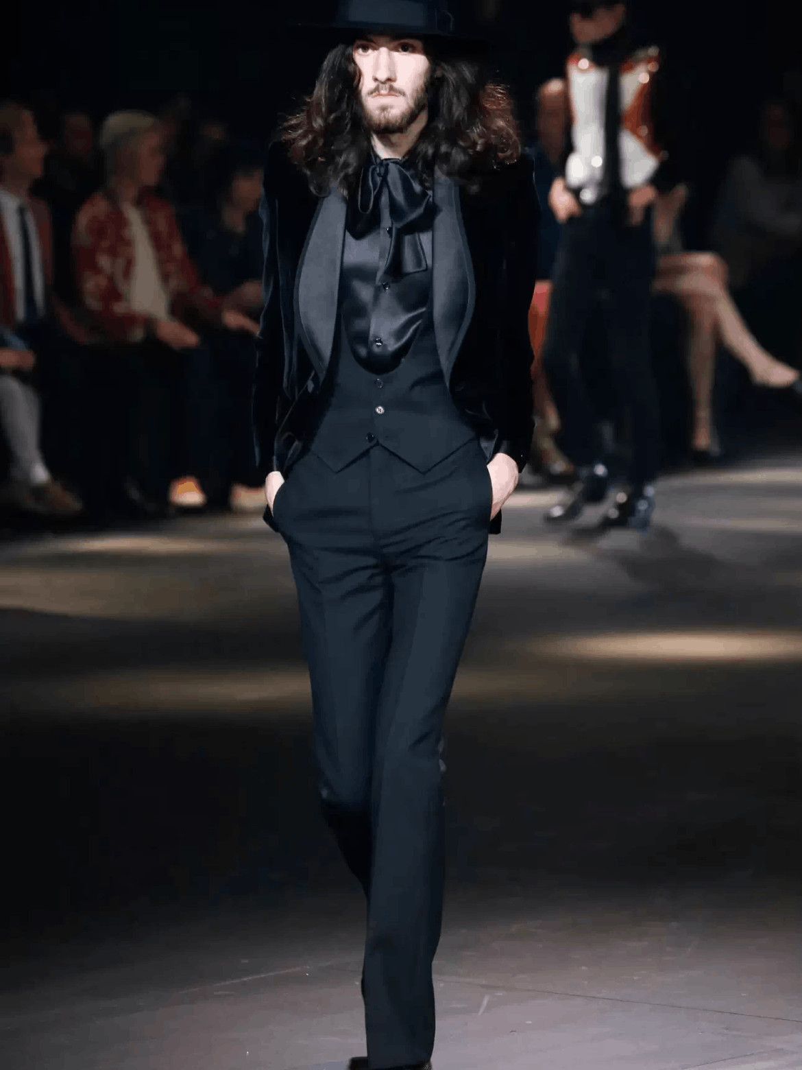 Saint Laurent Paris Sz 52 Saint Laurent Paris by Hedi 16AW Bell Bottom Trousers Size US 36 / EU 52 - 8 Thumbnail
