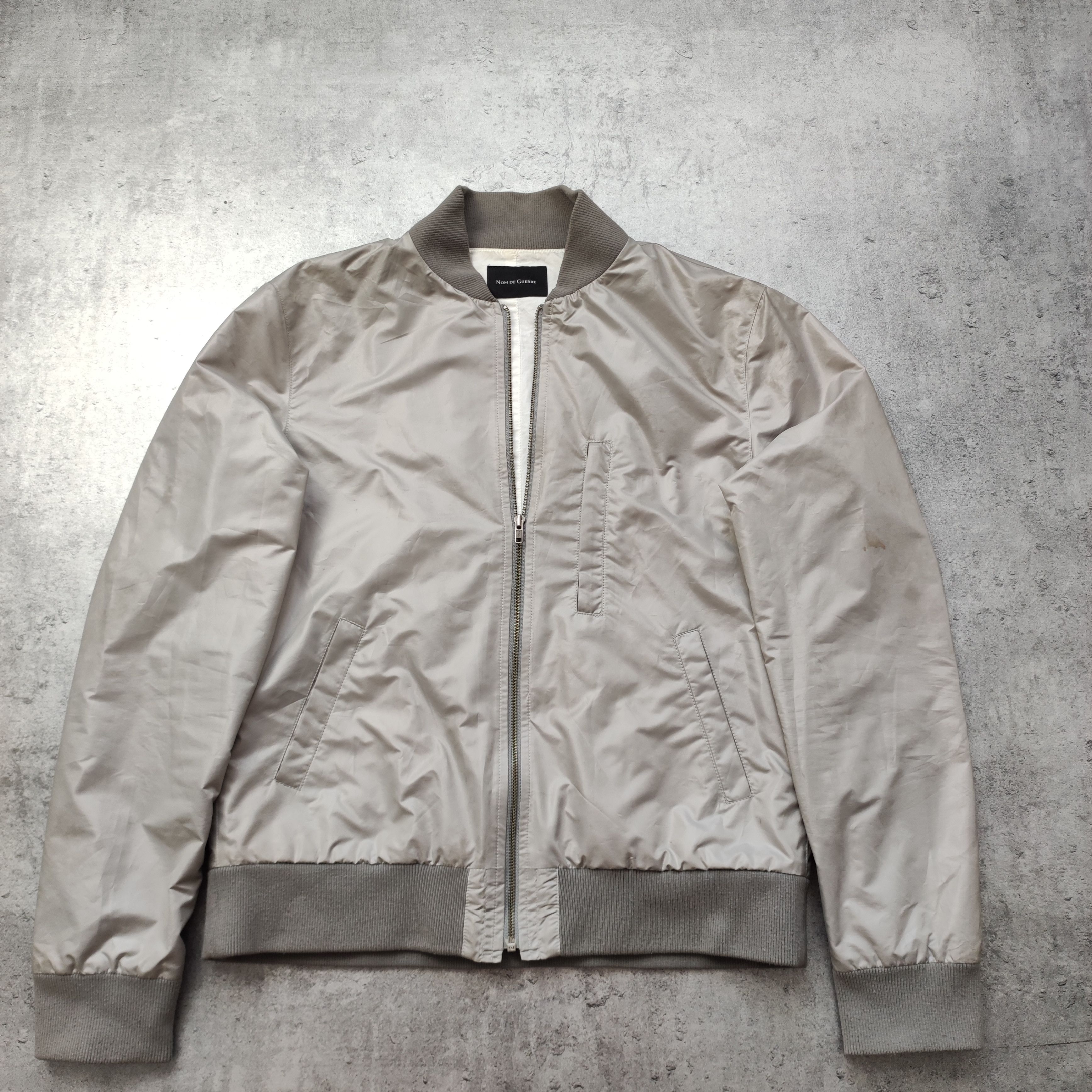 Japanese Brand × Nom De Guerre Nom De Guerre Archival Light Silver Bomber Harington Jacket Size US M / EU 48-50 / 2 - 2 Thumbnail