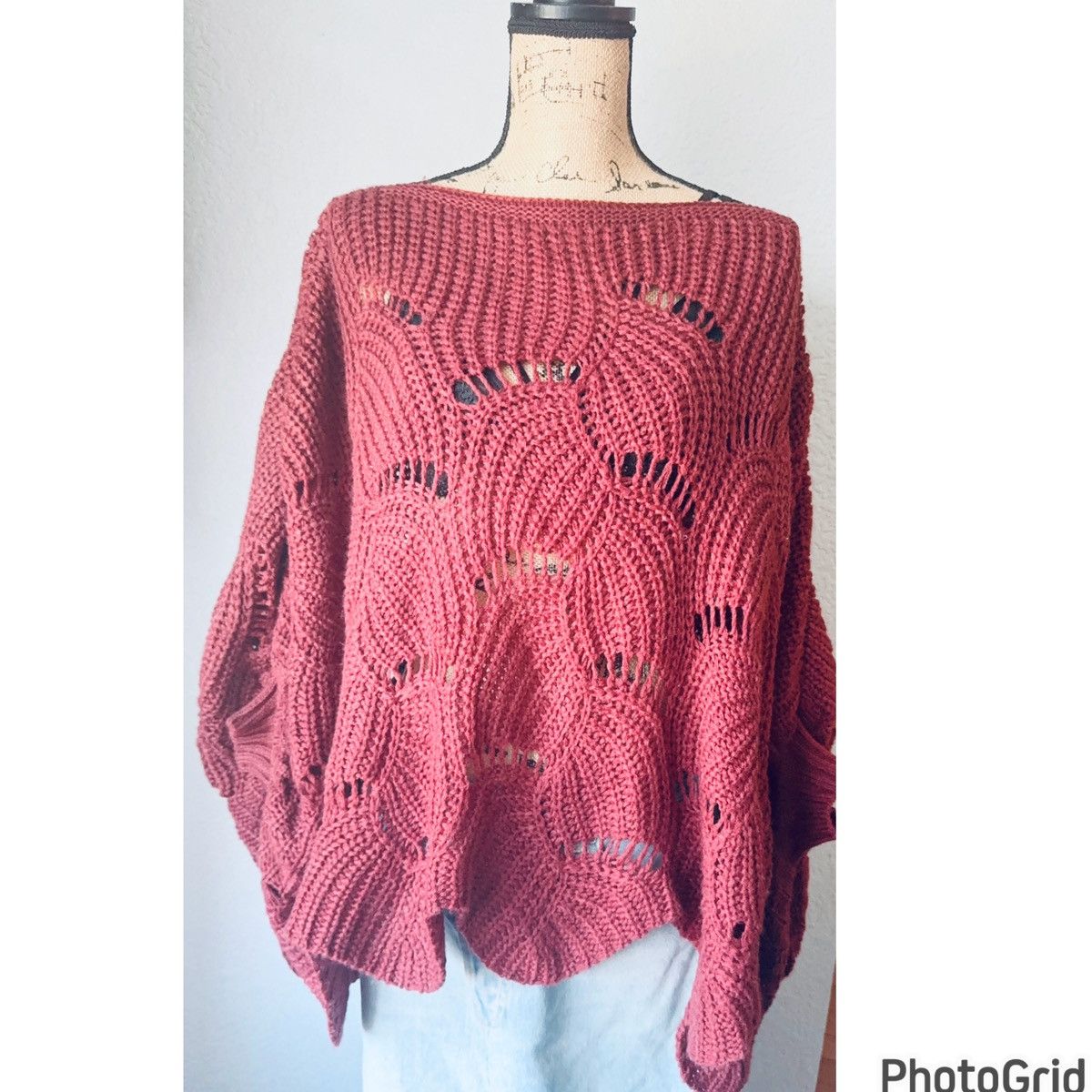 Anthropologie Anthropologie Entro Scallop Poncho Size S / US 4 / IT 40 - 6 Thumbnail