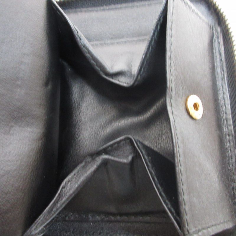 Comme des Garcons SHIRT Wallet Leather Polka Dot Bi-fold Zip Black Size ONE SIZE - 6 Thumbnail