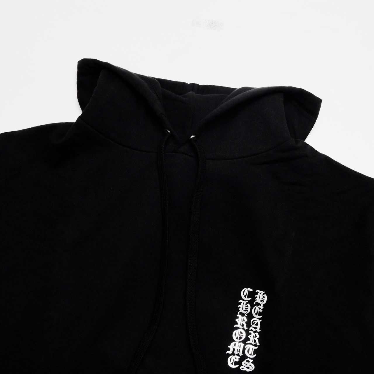 Chrome Hearts CHROME HEARTS 1988 VERTICAL LOGO SILVER HOODIE BLACK Size US XL / EU 56 / 4 - 3 Thumbnail