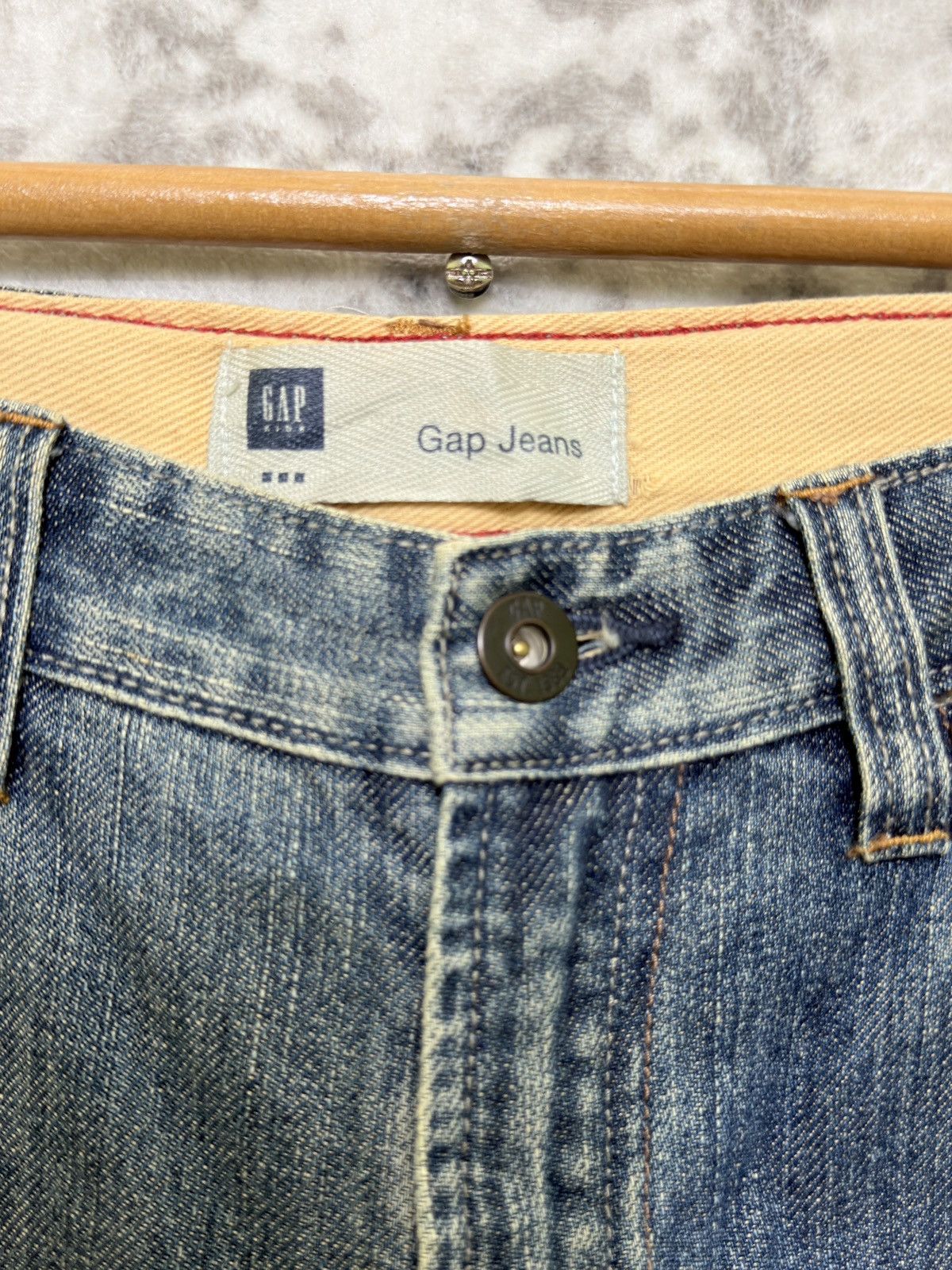 Gap Vintage GAP Kids Double Knee Carpenter Denim Jeans Size US 27 - 8 Thumbnail