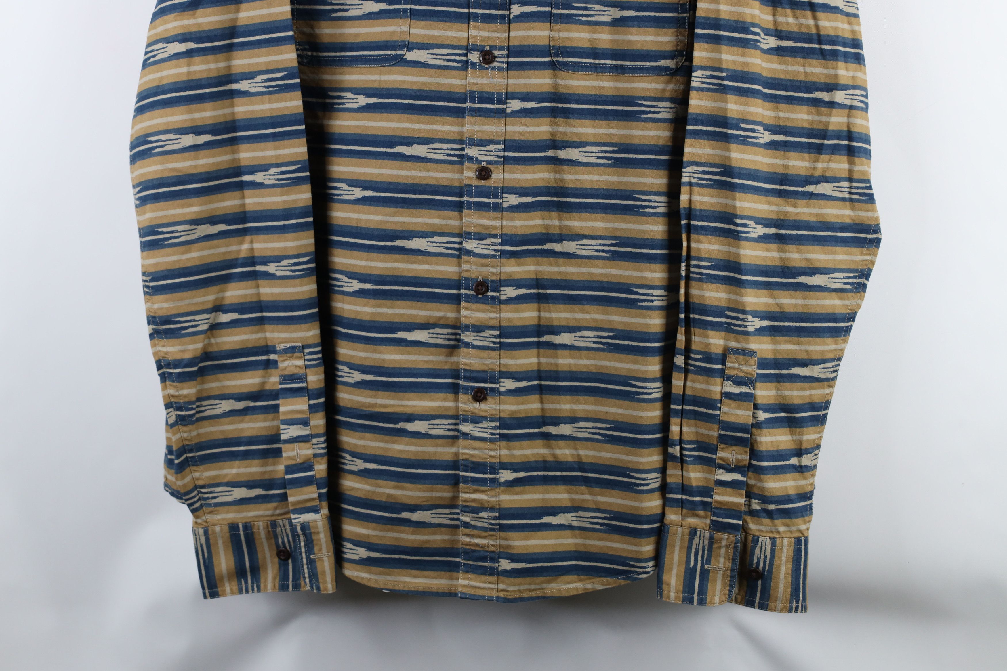 L.L. Bean × Vintage LL Bean Striped Southwestern Fiesta Collared Button Shirt Size US XL / EU 56 / 4 - 3 Thumbnail