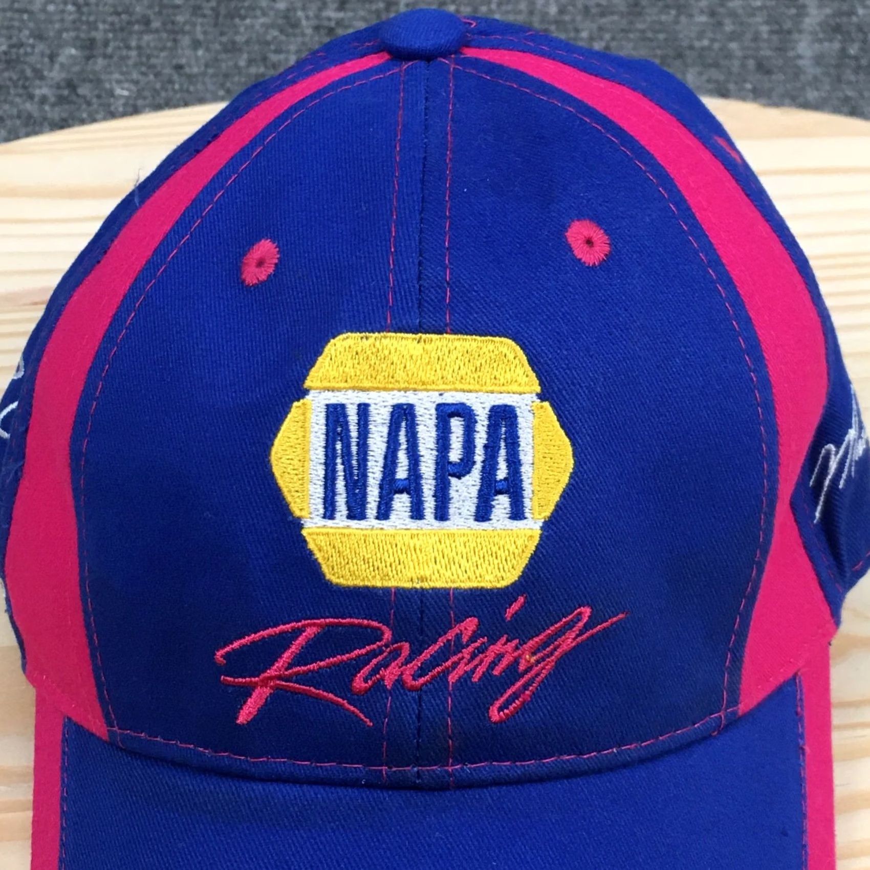 Vintage NAPA Racing Baseball Cap One Size Curved Brim Embroidered Blue Unisex Size ONE SIZE - 3 Thumbnail