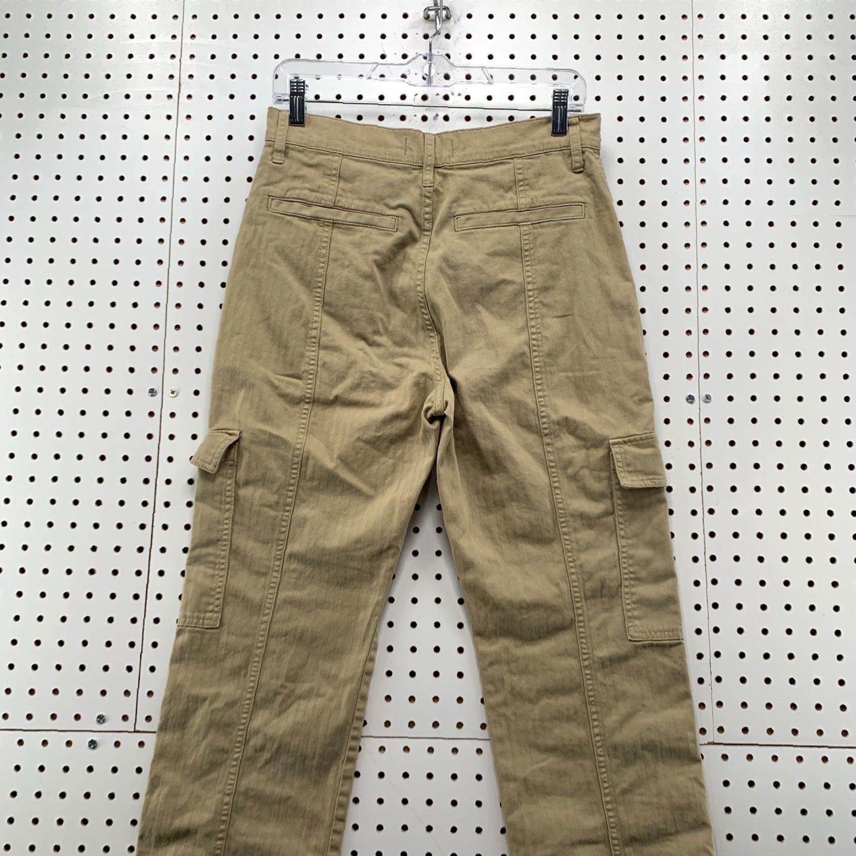 Madewell VINTAGE Madewell Cargo Pants Women's Size 28 Cotton Canvas Straight Fit 90s Style Tan Size 28" / US 6 / IT 42 - 7 Thumbnail
