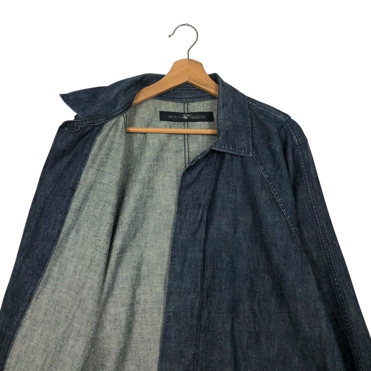 Issey Miyake 🔥1999/2000 VINTAGE DENIM WORK JACKET ZUCCA ISSEY MIYAKE Size US M / EU 48-50 / 2 - 14 Thumbnail