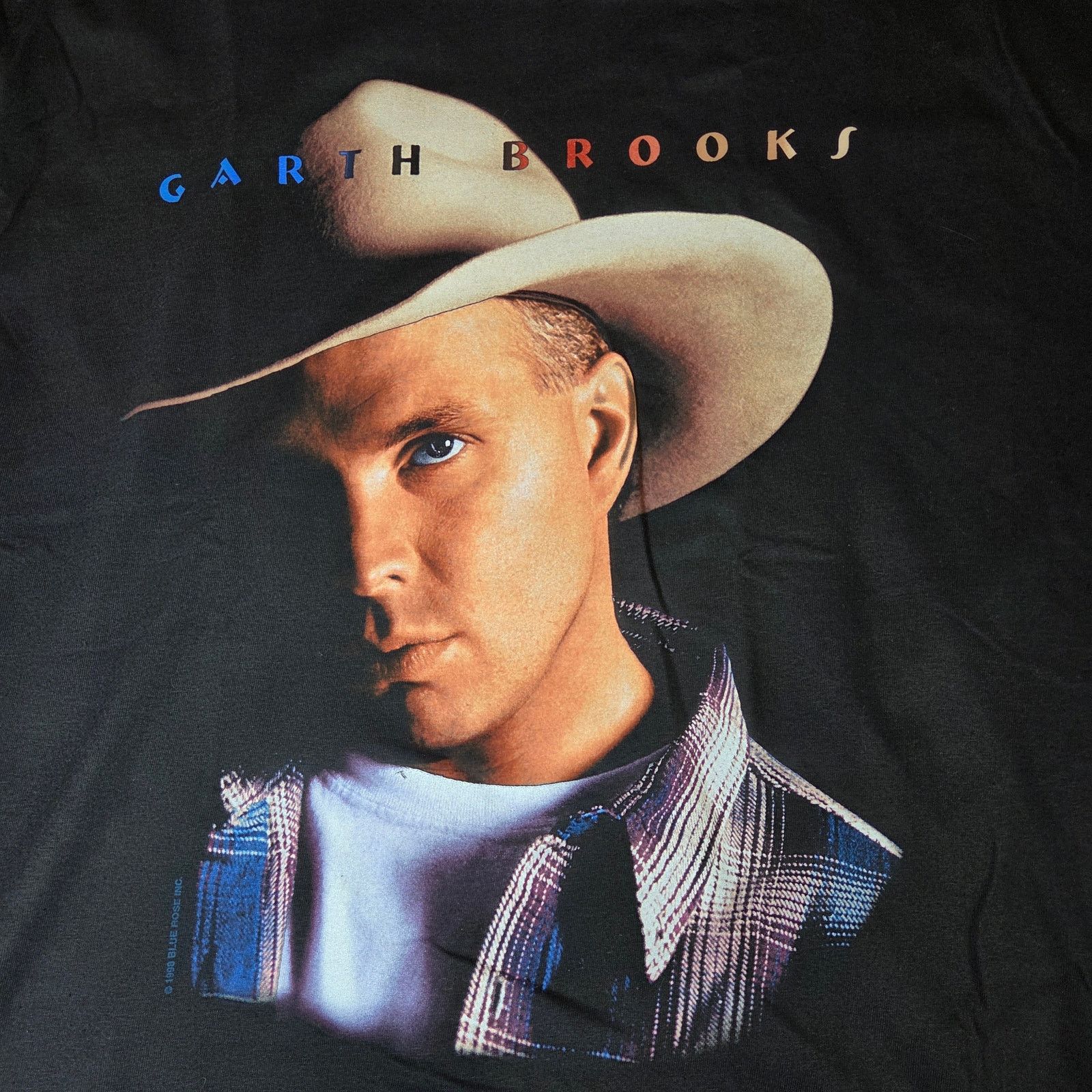 Hanes Garth Brooks 1993 Blue Rose Tour Shirt XL Vintage Tee Size US XL / EU 56 / 4 - 2 Thumbnail