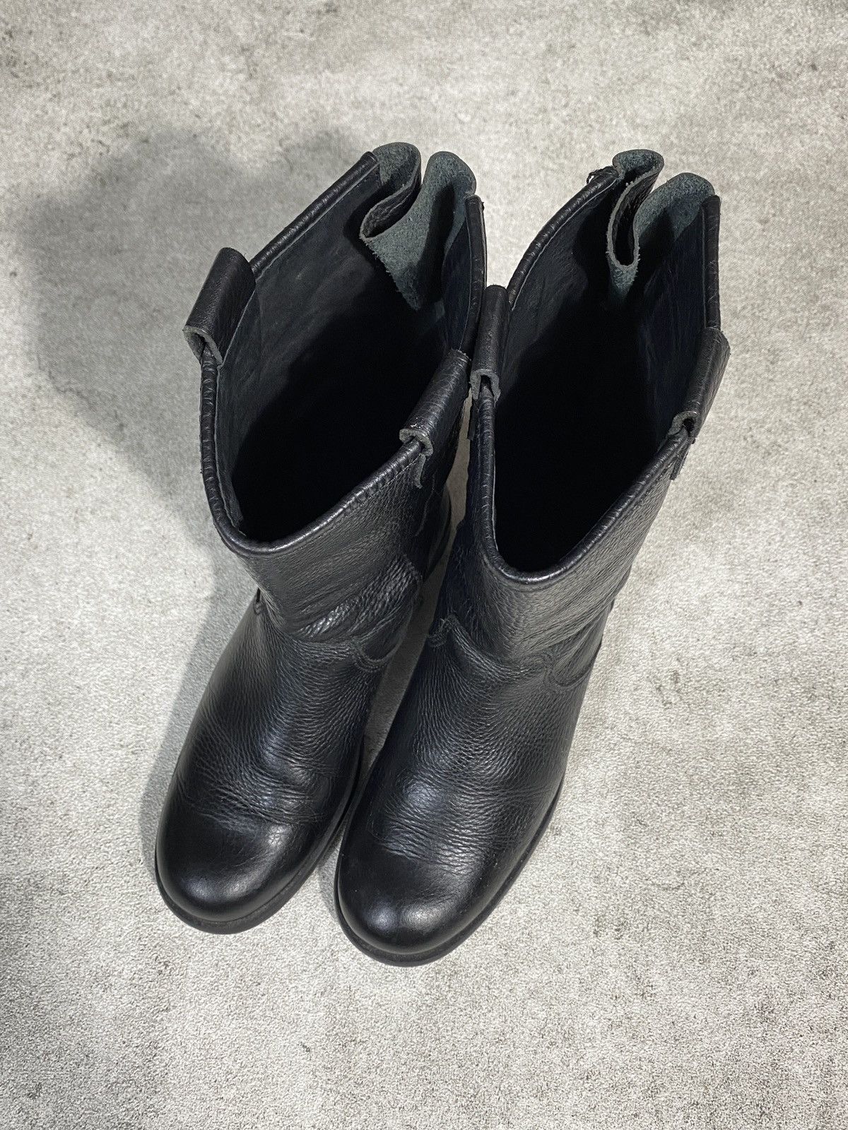 agnes b. 2000’s Agnes B. Riding Black Leather Boots Size US 8.5 / IT 38.5 - 8 Thumbnail