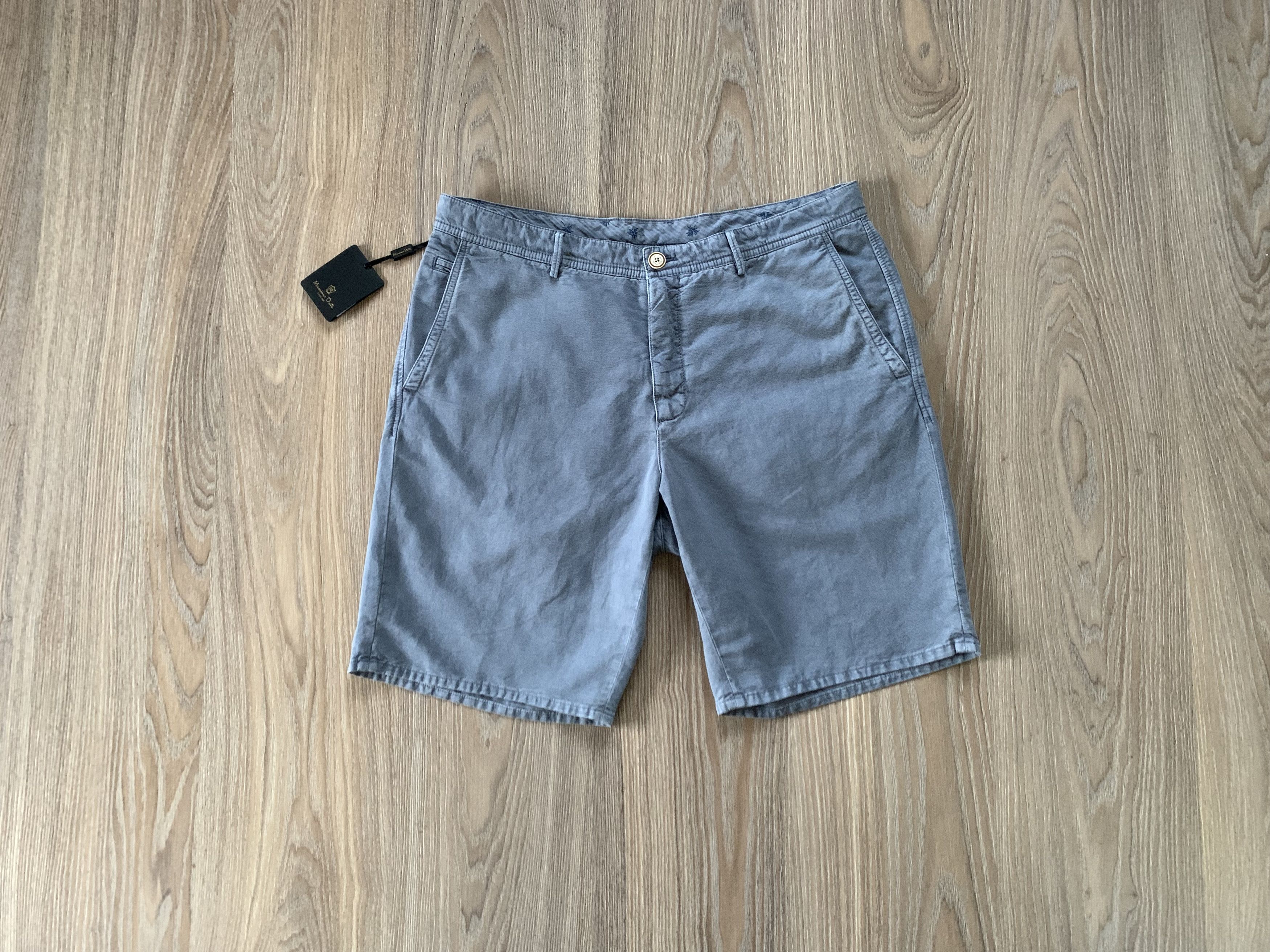 Designer × Massimo Dutti Massimo Dutti New Cotton Casual Shorts Size US 34 / EU 50 - 1 Thumbnail