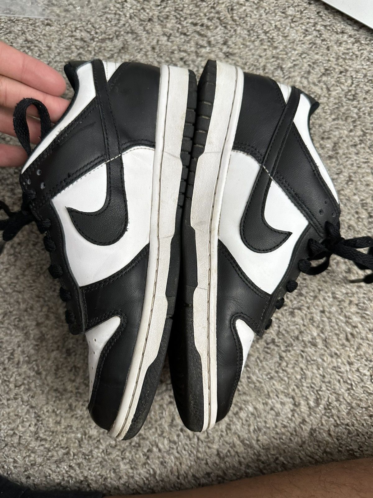 Nike Nike dunk low panda - size 6 - black white Size US 6 / EU 39 - 3 Thumbnail