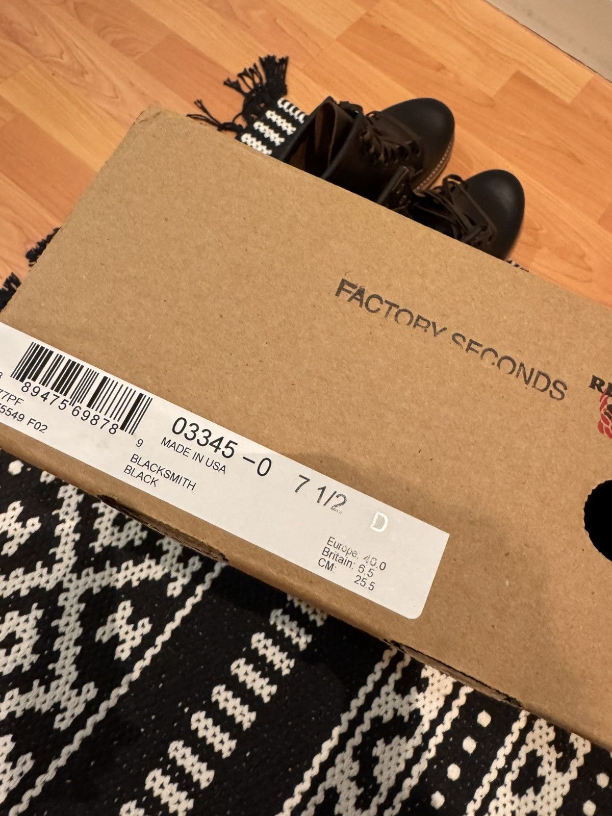 Red Wing Blacksmith 03345 Size 7.5D Size US 7.5 / EU 40-41 - 8 Thumbnail