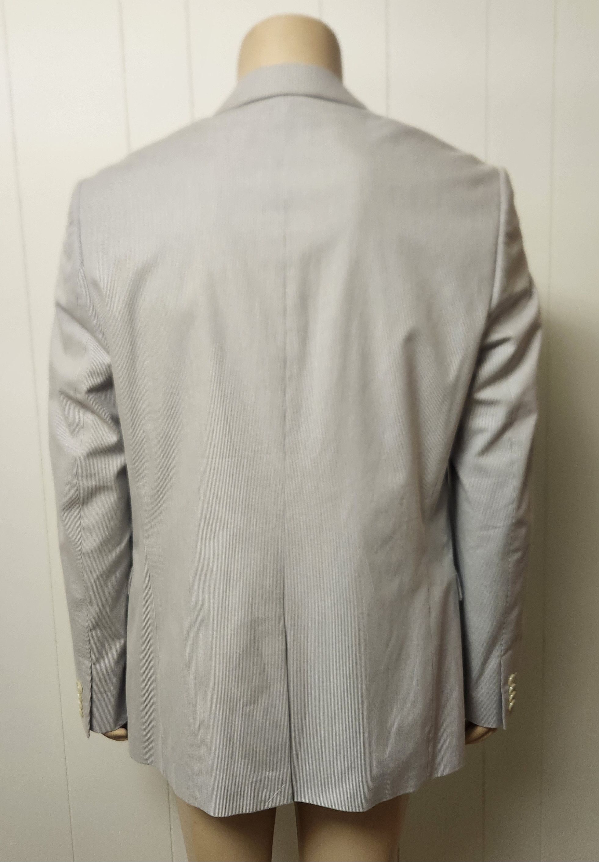 Express NWT sport coat 42L Express cotton seersucker stripe Size 42L - 10 Thumbnail