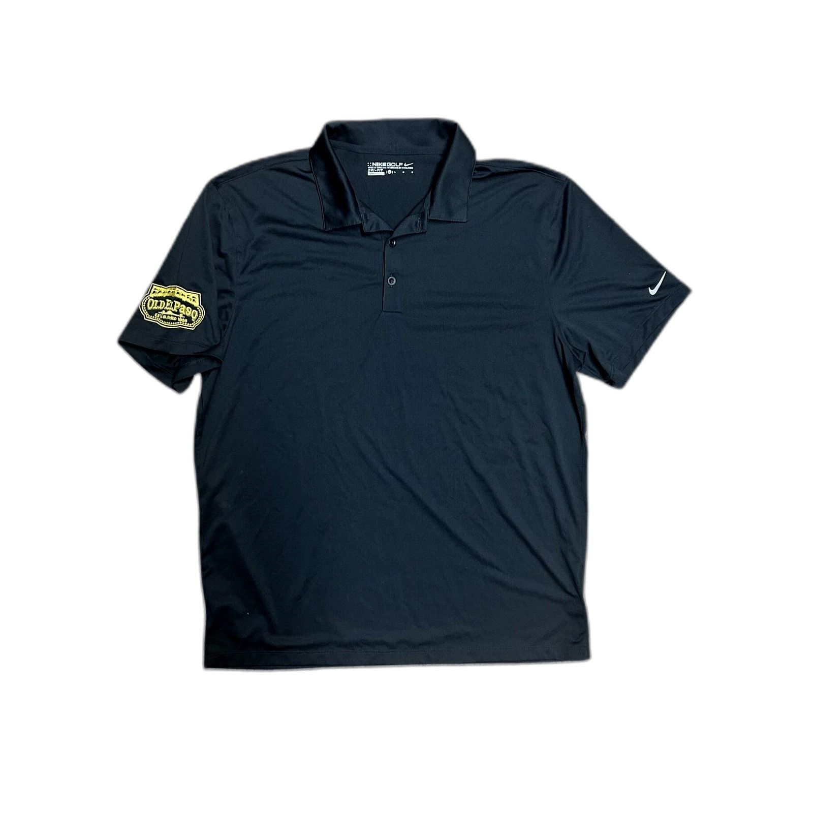 Nike Nike Dri-Fit Golf Polo Shirt Mens L Black NWT Old El Paso Lo Size US L / EU 52-54 / 3 - 1 Thumbnail