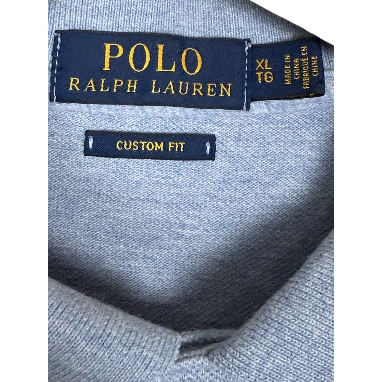 Polo Ralph Lauren Polo Ralph Lauren Light Blue Custom Fit Knit Polo Preppy XL Size US XL / EU 56 / 4 - 3 Thumbnail