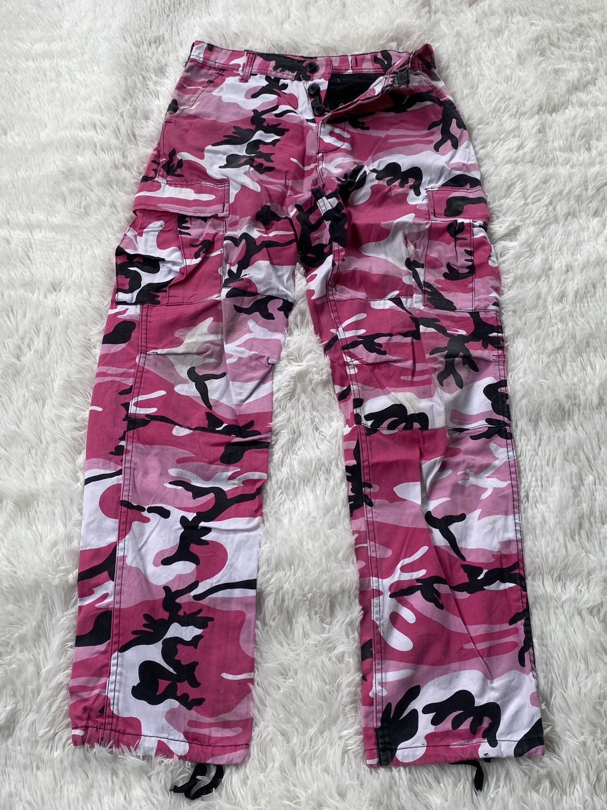 OFFER 🔥ROTHCO Pink Camouflage Paratrooper Cargo Pants