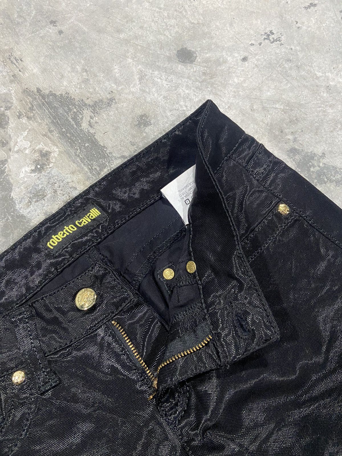 Other Roberto Cavali Stylish Black Pants Size 29" - 10 Thumbnail