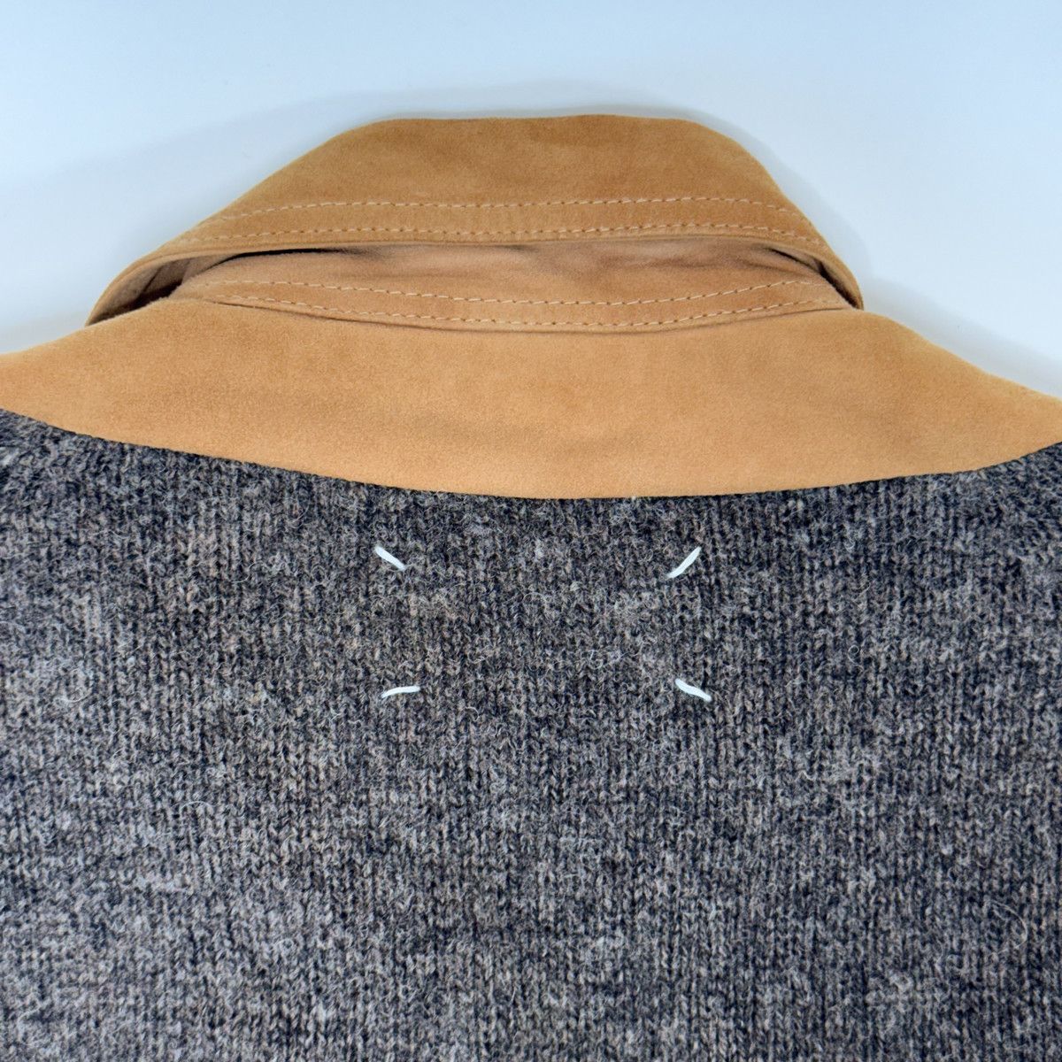 Maison Margiela MAISON MARTIN MARGIELA AW04 'ARTISANAL'WOOL SUEDE SWEATER Size US M / EU 48-50 / 2 - 3 Thumbnail