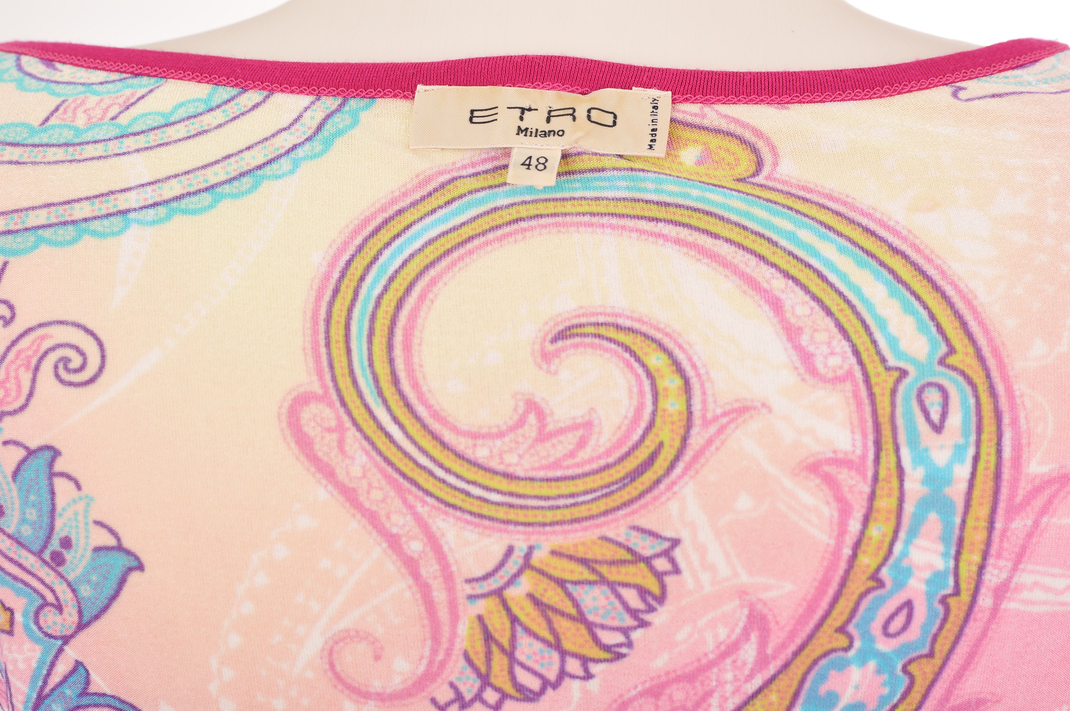 Etro Etro Milano Viscose Blend Paisley Blouse Top Size M / US 6-8 / IT 42-44 - 4 Thumbnail