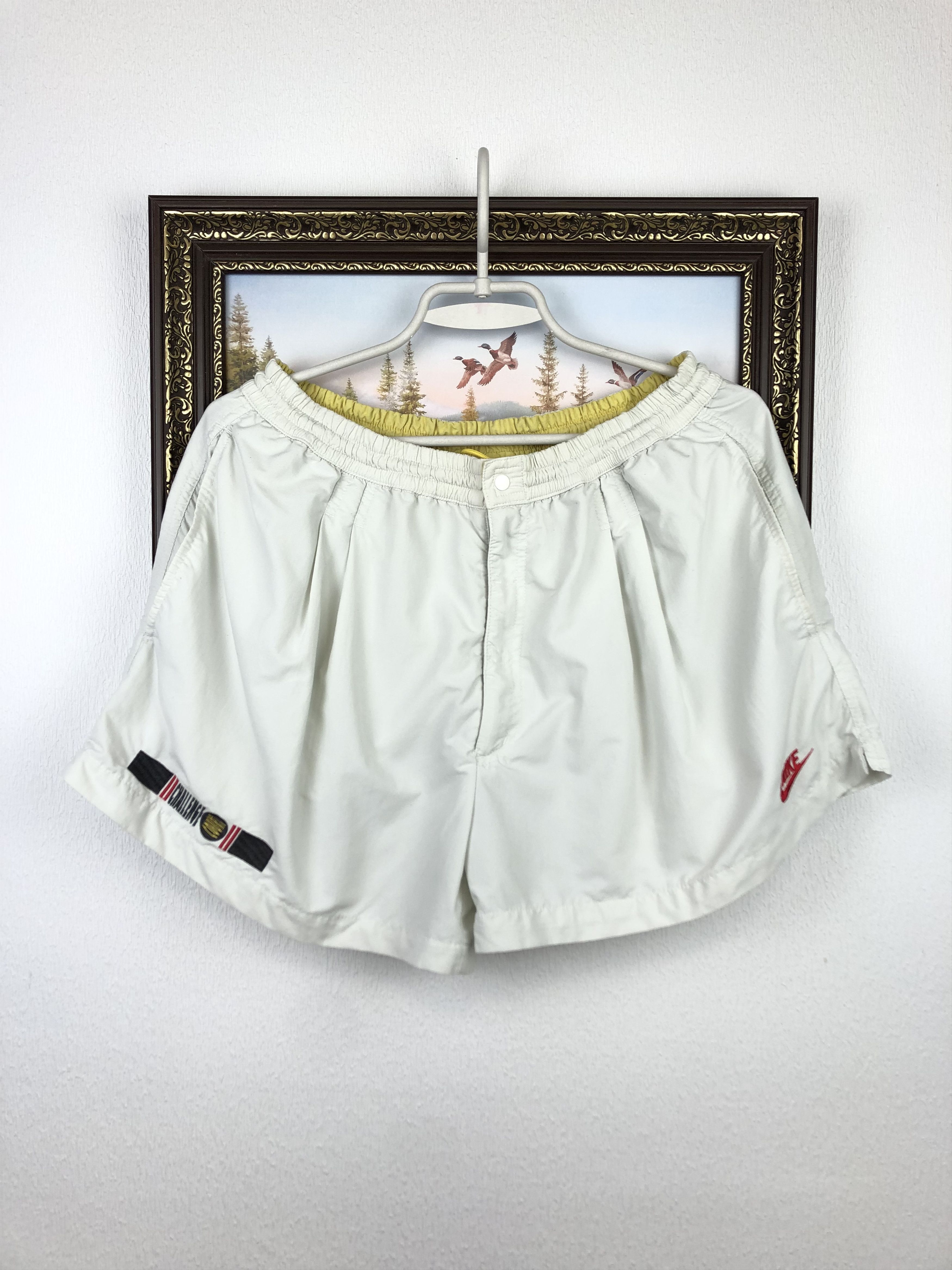 Nike Vintage 90's Nike Court Challenge Andre Agassi Mens Shorts L Size US 36 / EU 52 - 1 Thumbnail