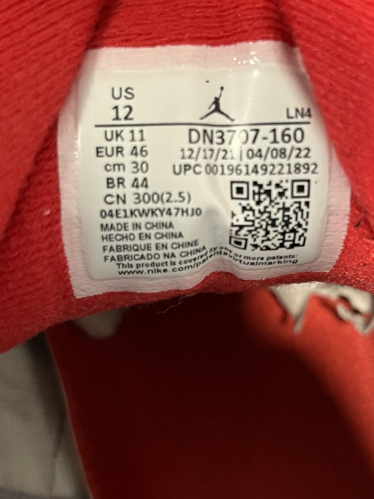 Jordan Brand Jordan 3 fire red 2022 Size US 12 / EU 45 - 8 Thumbnail