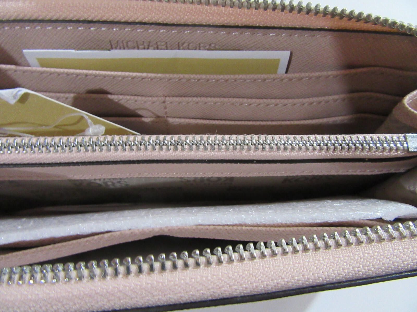 Michael Kors Michael Kors Jet Set Travel Three Quarter Zip Leather Wallet Size ONE SIZE - 3 Thumbnail