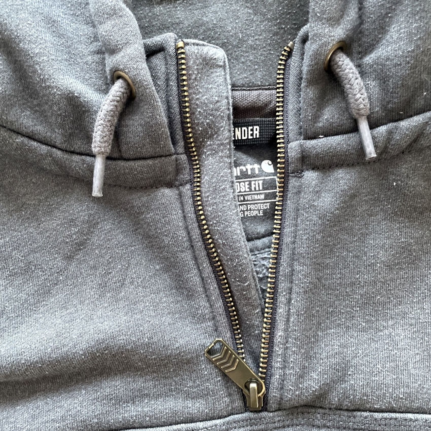 Carhartt Carhartt Rain Defender Hoodie Mens 2XL Gray 1/4 Zip Heavyweight Size US XXL / EU 58 / 5 - 5 Thumbnail