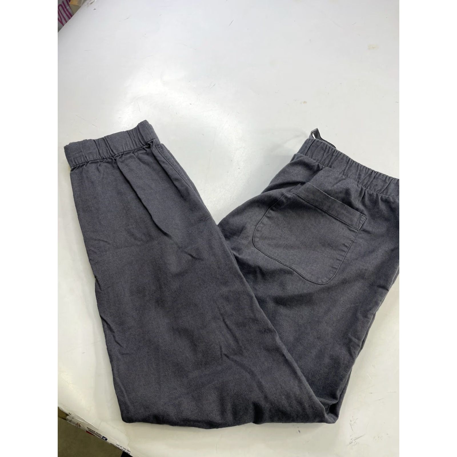 Vintage Mack Weldon Jogger Pants Men's L Gray Drawstring Stretch Cotton Daily Wear Athletic Tapered Pants Size US 33 - 5 Thumbnail