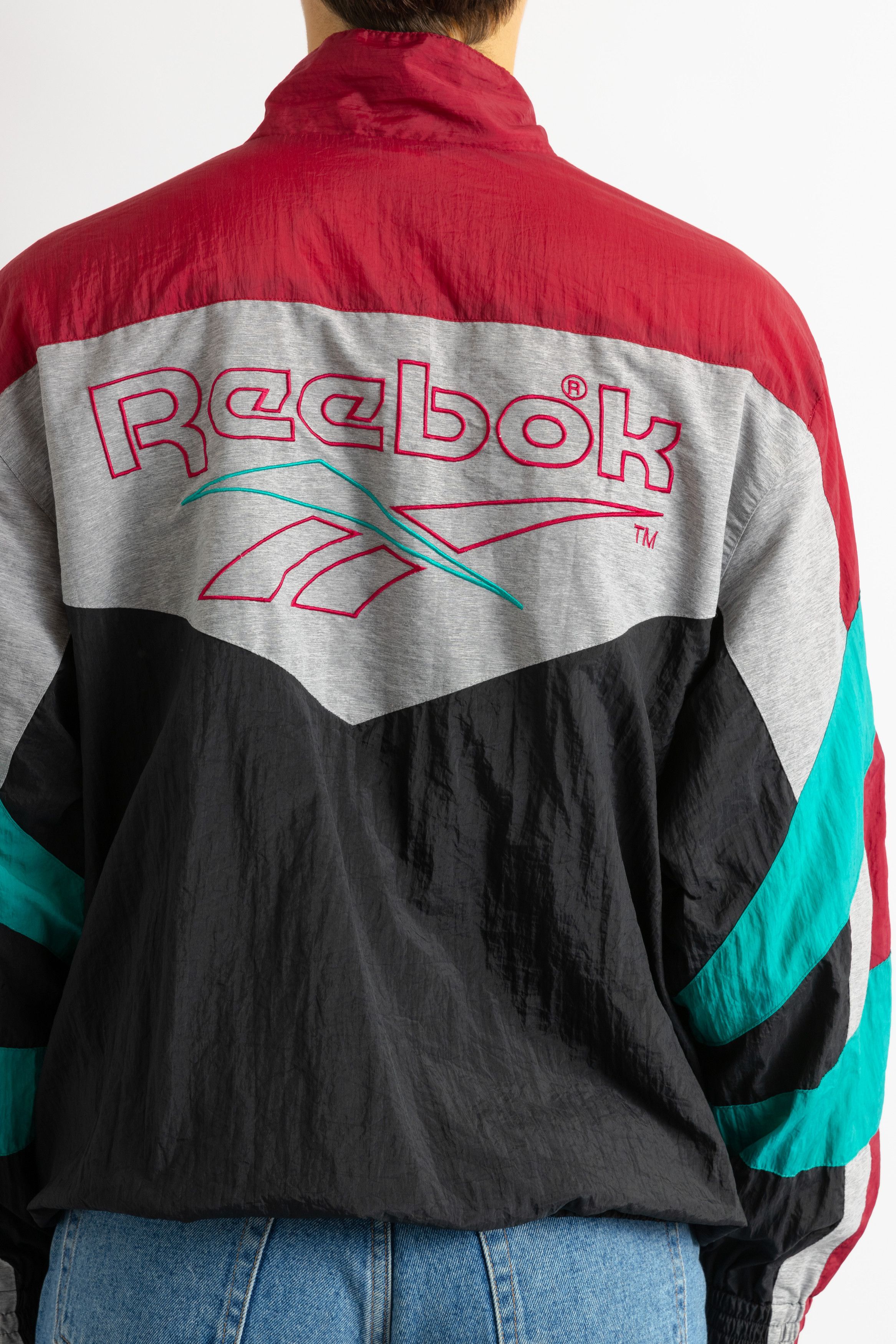 Reebok Reebok Jacket red green authentic jacket 8735 Size US L / EU 52-54 / 3 - 5 Thumbnail