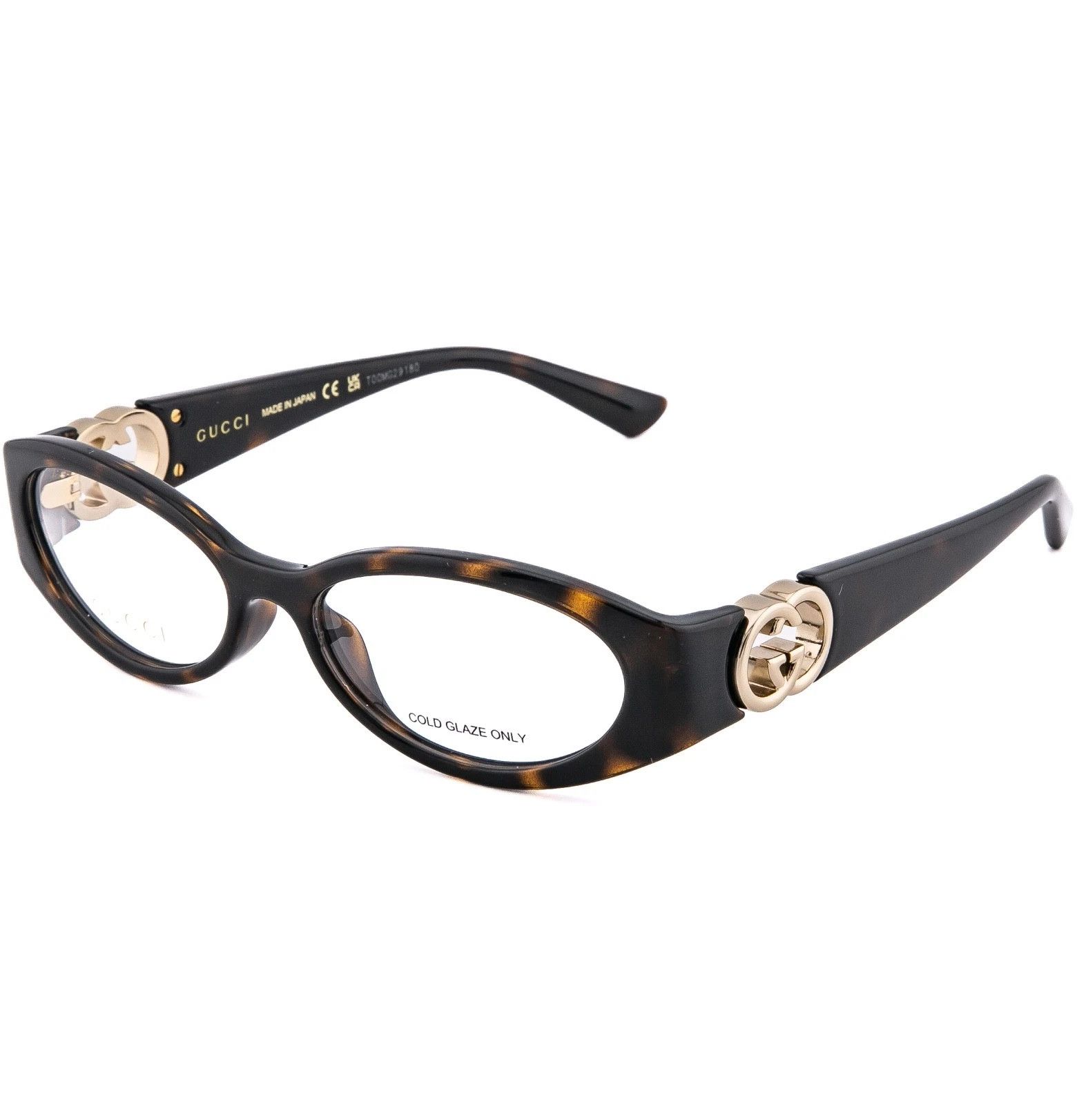 Gucci GUCCI GG1693O 1693 Brown Havana Logo Unisex Eyeglasses 002 Size ONE SIZE - 5 Thumbnail