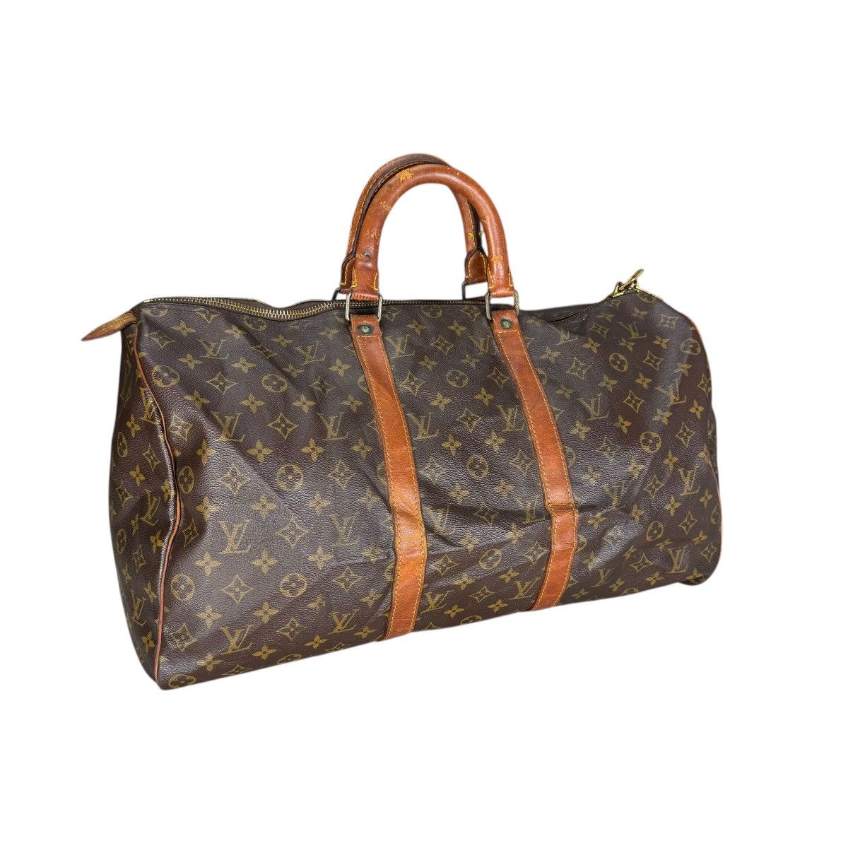 Louis Vuitton 🔥80s LOUIS VUITTON 1988 MONOGRAM KEEPAL 45 HANDBAG Size ONE SIZE - 4 Thumbnail
