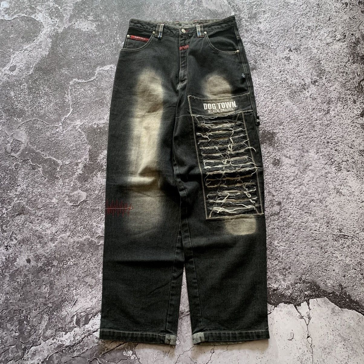 Dogtown DogTown Black Dragon Carpenter Jeans Size US 32 / EU 48 - 3 Thumbnail